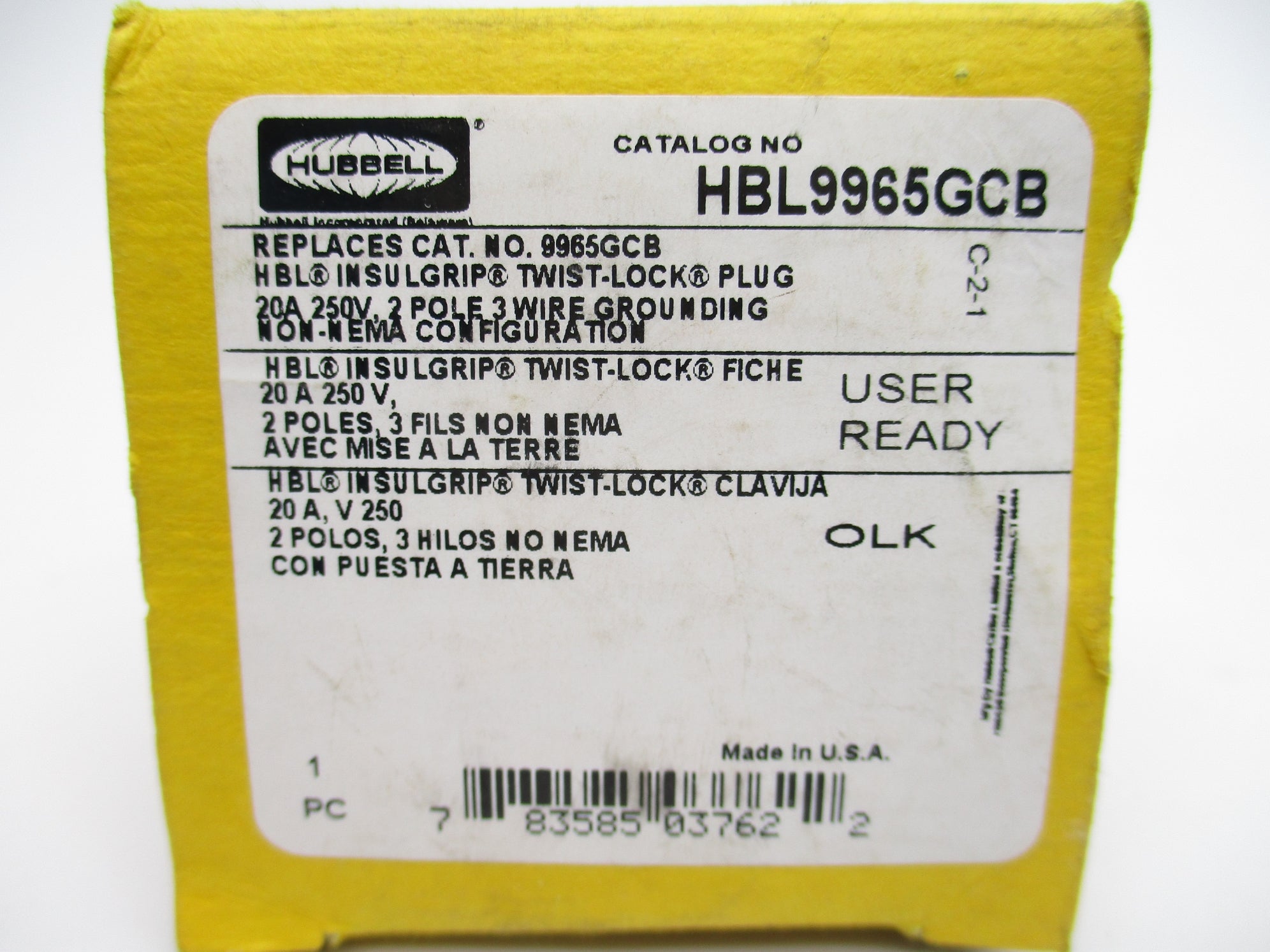HUBBELL HBL9965GCB NSMP