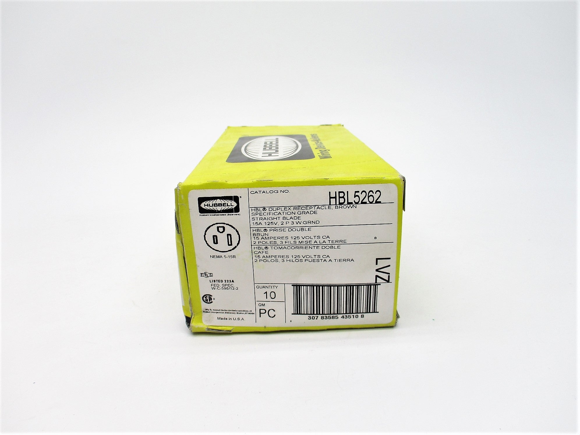 HUBBELL HBL5262 (PKG OF 10) NSFS