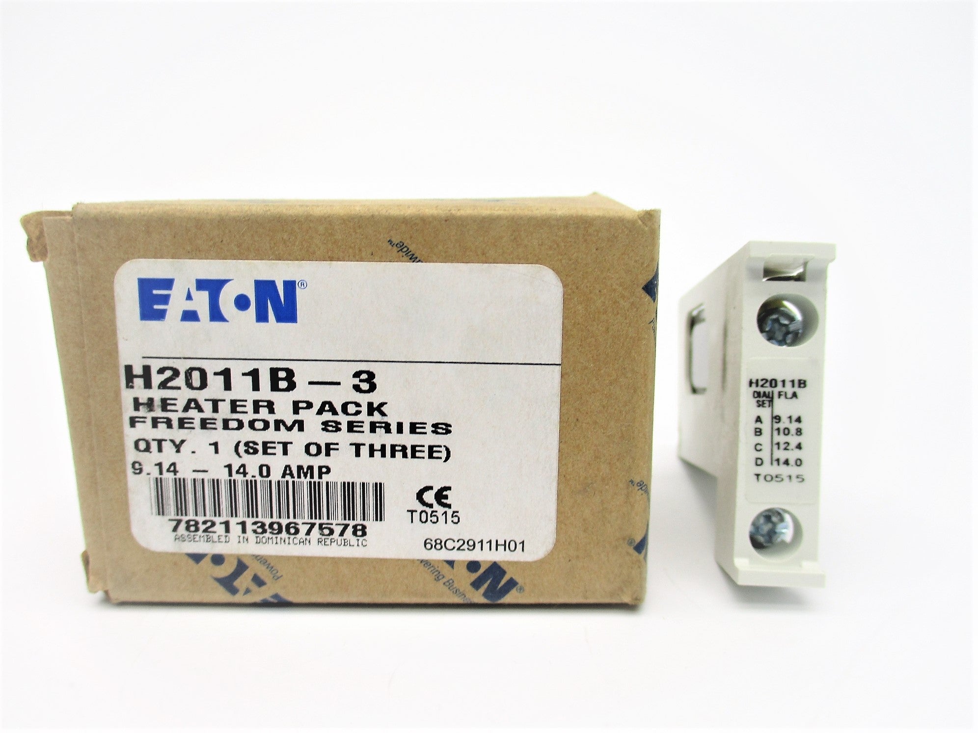 EATON H2011B-3 3 9.14-14.0A (PKG OF 3) NSMP