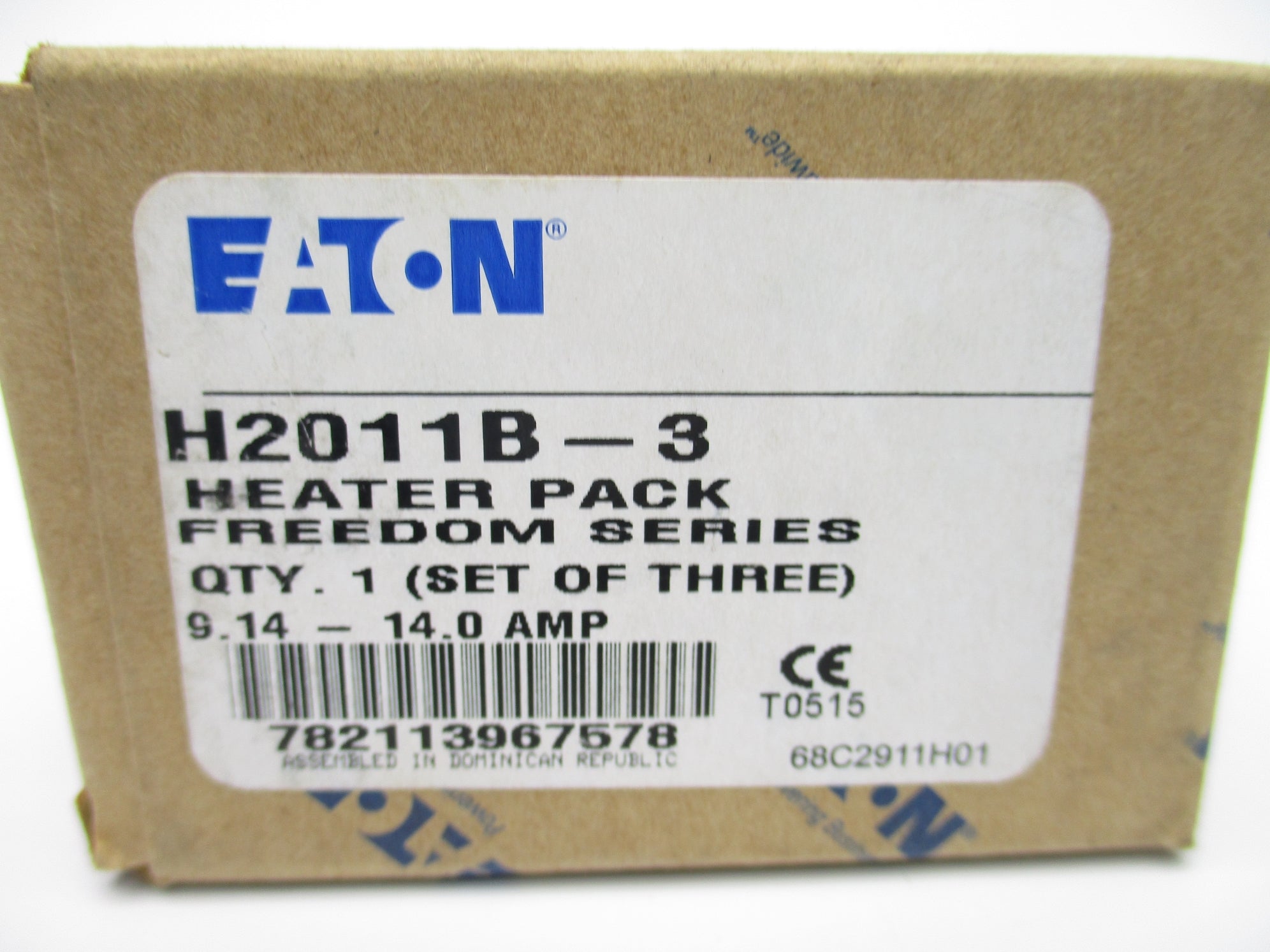 EATON H2011B-3 3 9.14-14.0A (PKG OF 3) NSMP