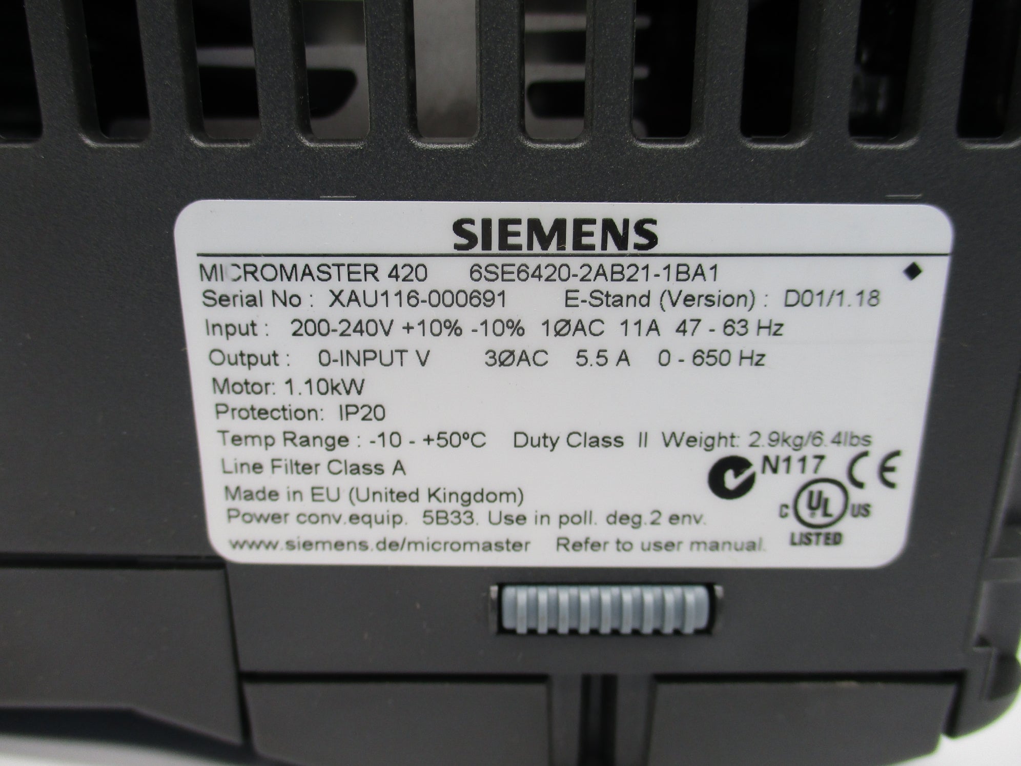 SIEMENS 6ES6420-2AB21-1BA1 NSNP