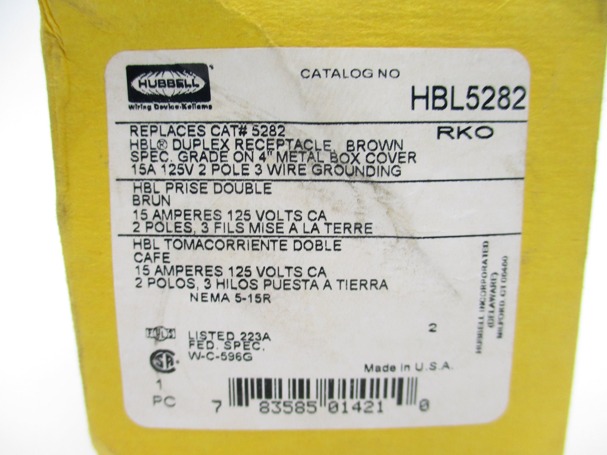 HUBBELL HBL5282 NSMP
