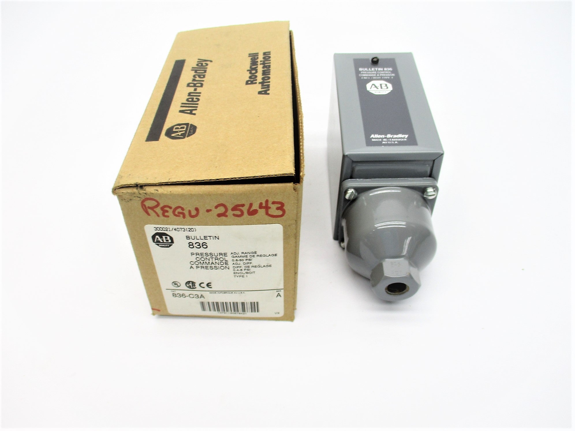 ALLEN BRADLEY 836-C3A SER. A NSMP