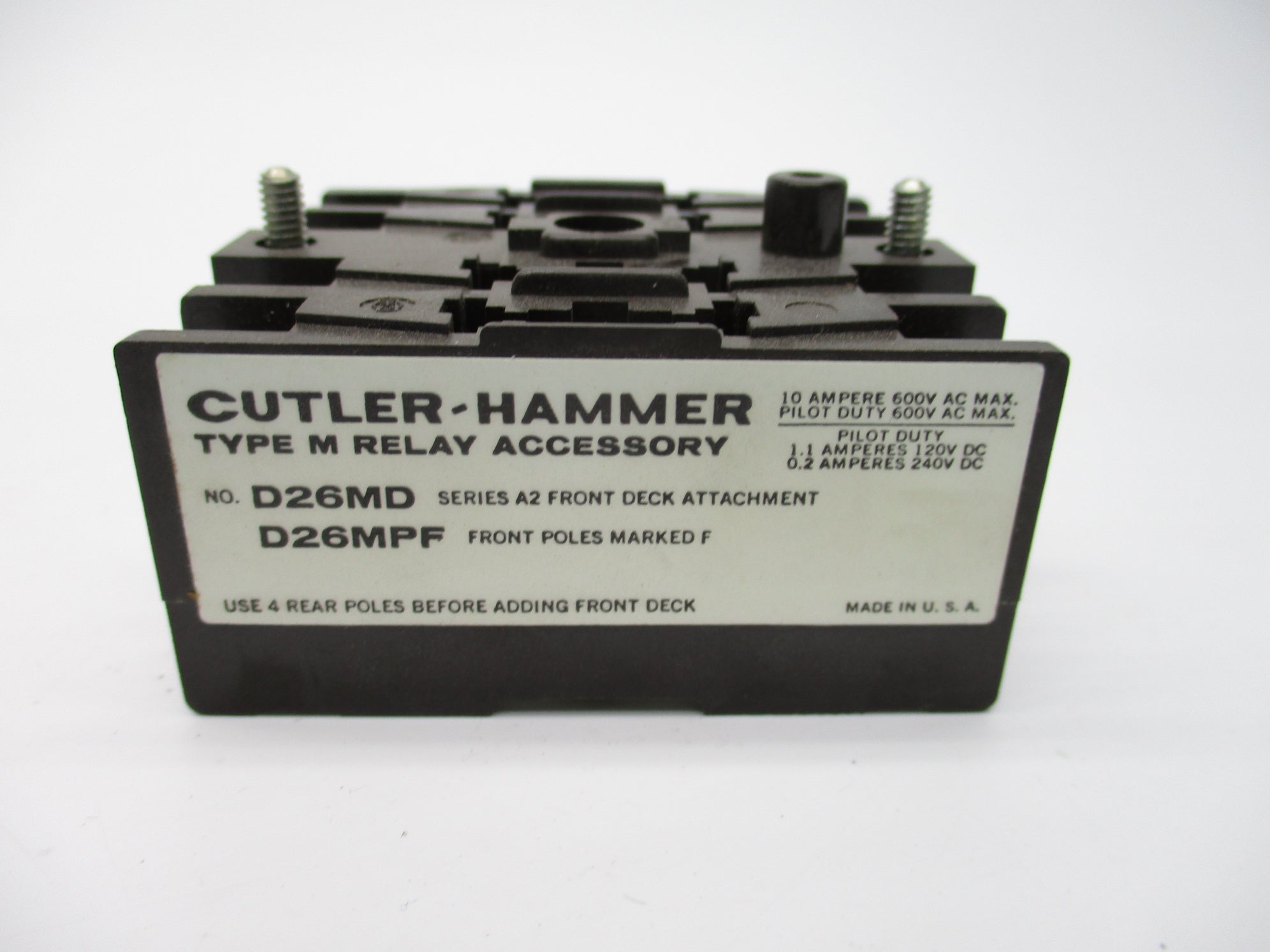 CUTLER HAMMER D26MD10 SER. A2 NSMP
