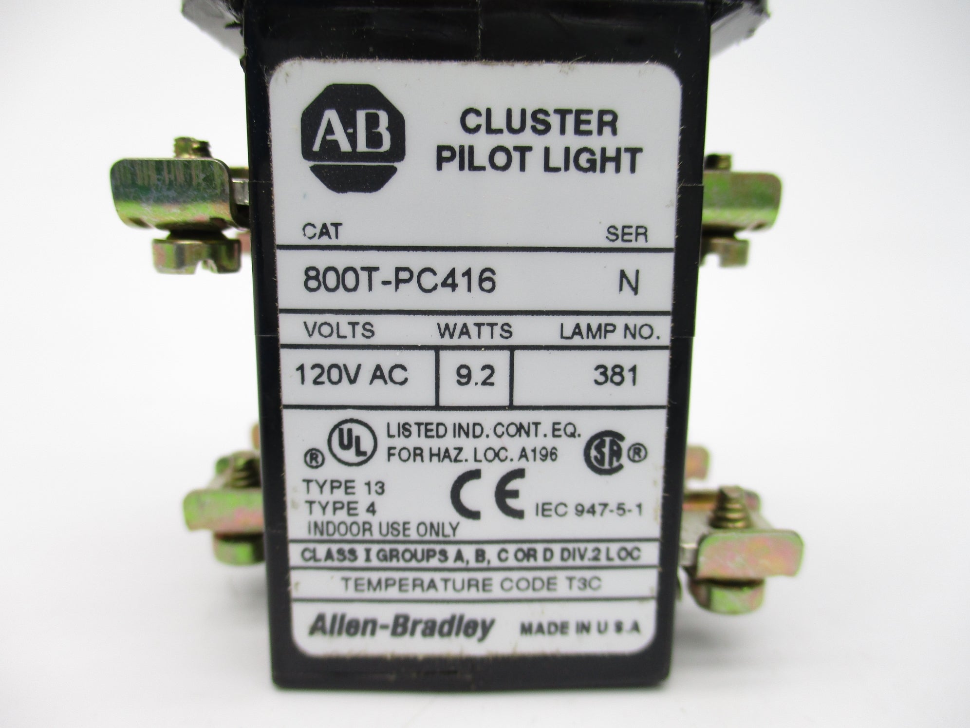 INDUSTRIAL SPARE PART 800T-PC416 SER. N  UNMP