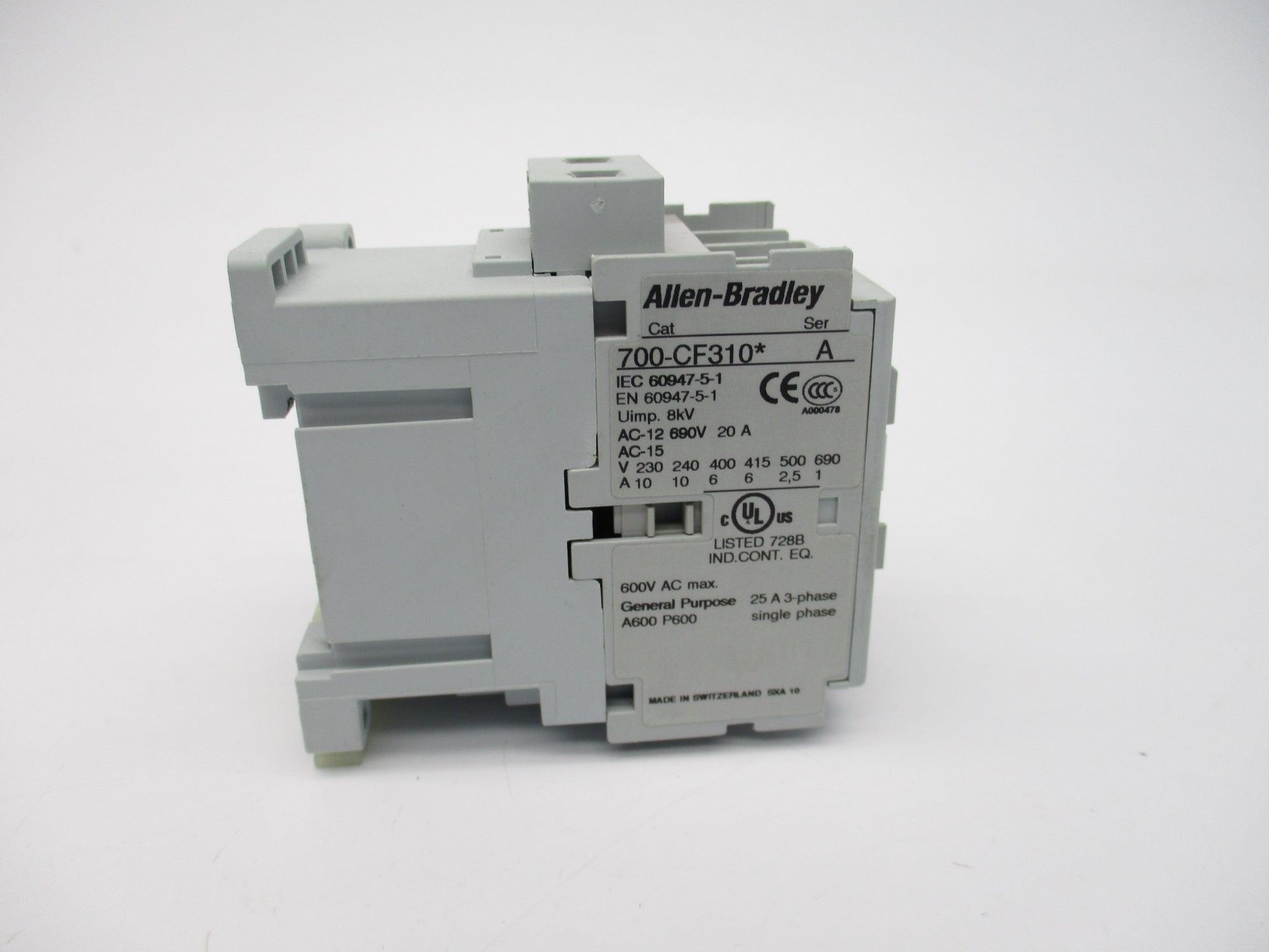 ALLEN BRADLEY 700-CF310D SER. A 110V NSNP