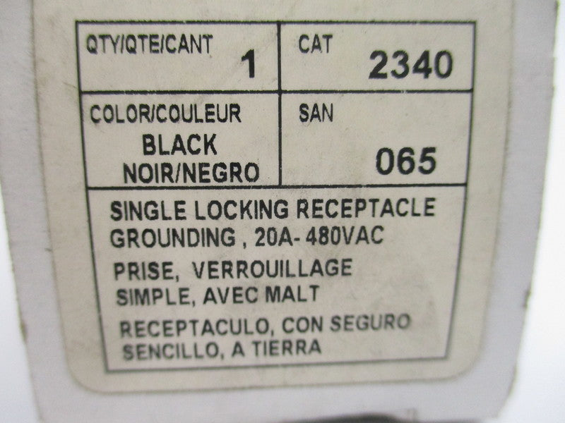 LEVITON 2340 480VAC 20A NSMP