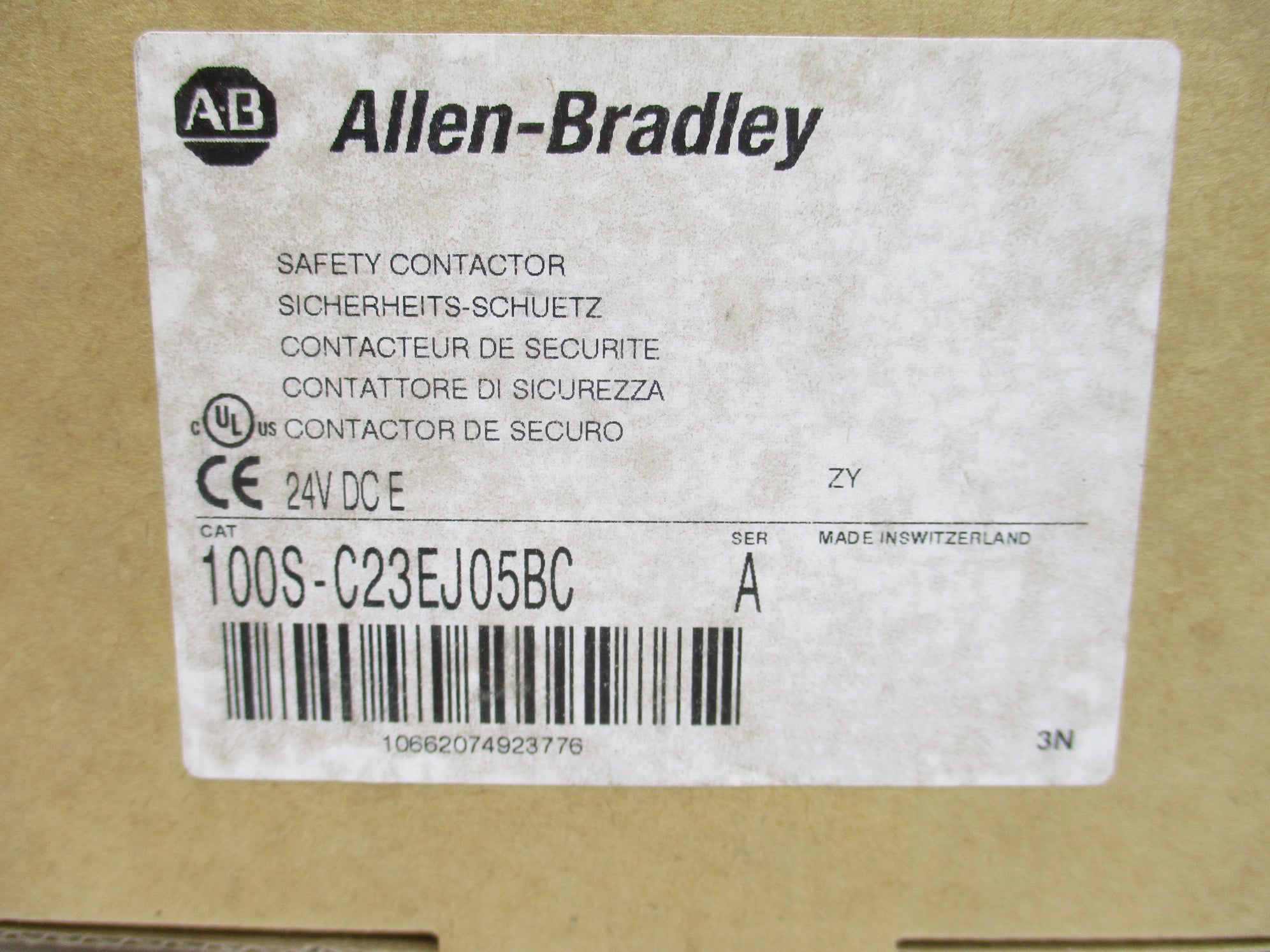 ALLEN BRADLEY 100S-C23EJ05BC SER. A 24V (BR/WH) NSMP