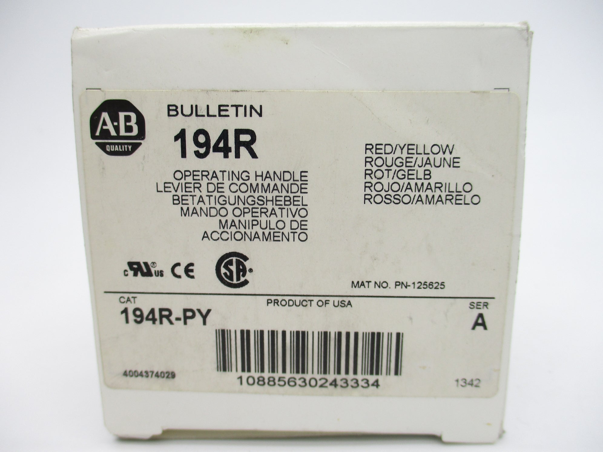 ALLEN BRADLEY 194R-PY SER. A (WH) NSMP