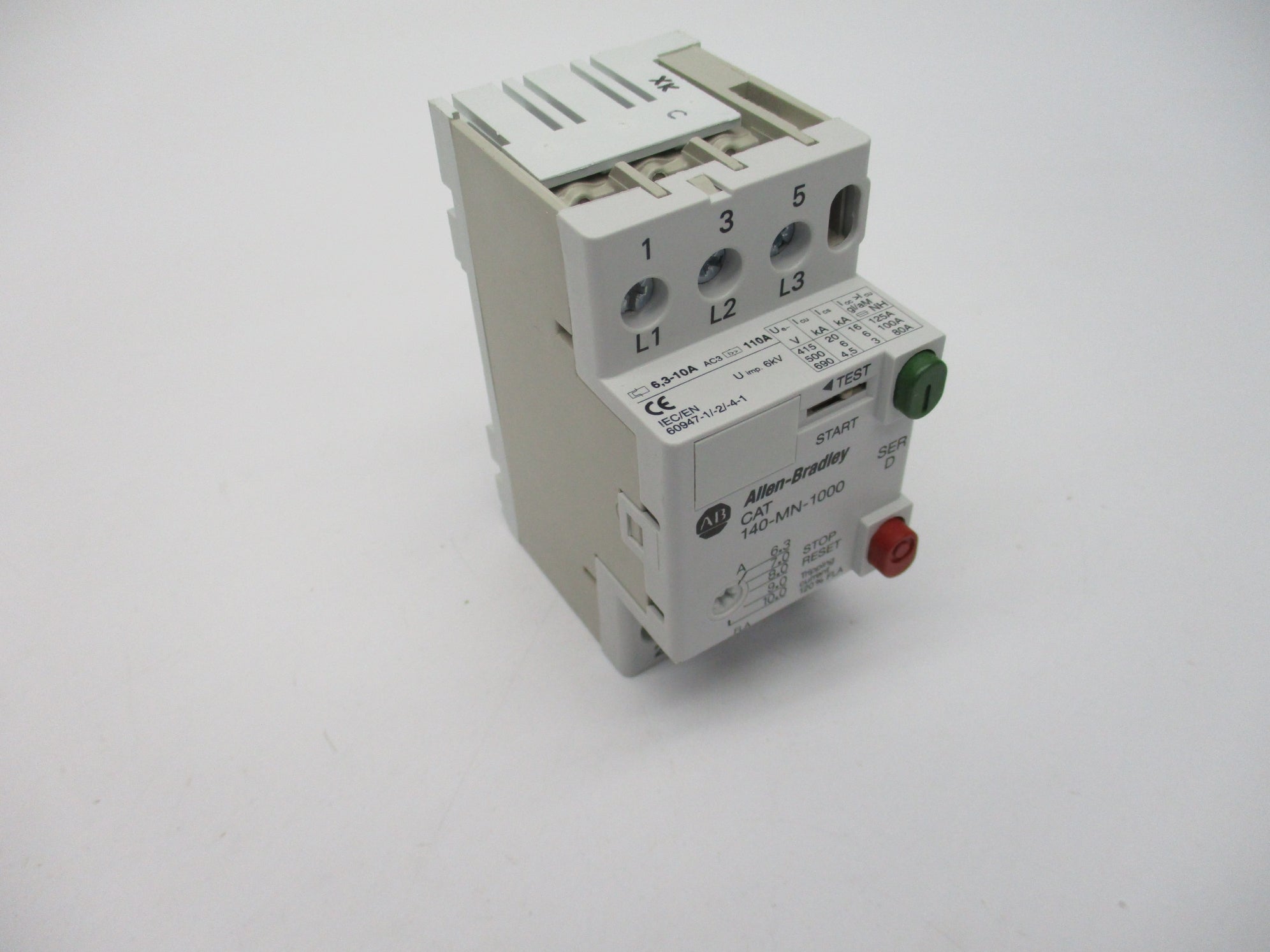 ALLEN BRADLEY 1492-CB2H060 6A 480V SER. C (WH) NSMP