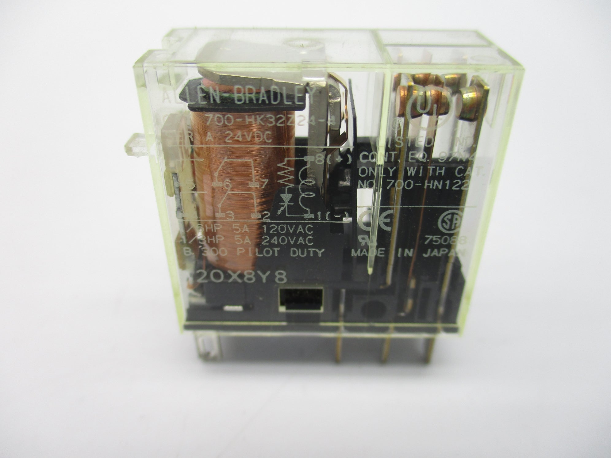 ALLEN BRADLEY 700-HK32Z24-4 SER. C 5A 24V (WH) NSMP