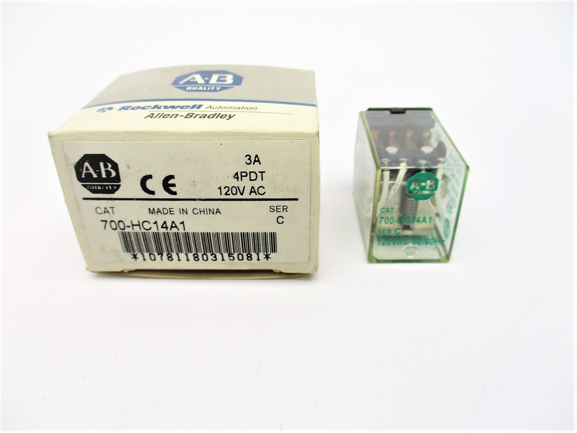 ALLEN BRADLEY 700-HC14A1SER. C 3A 120V (WH) NSMP