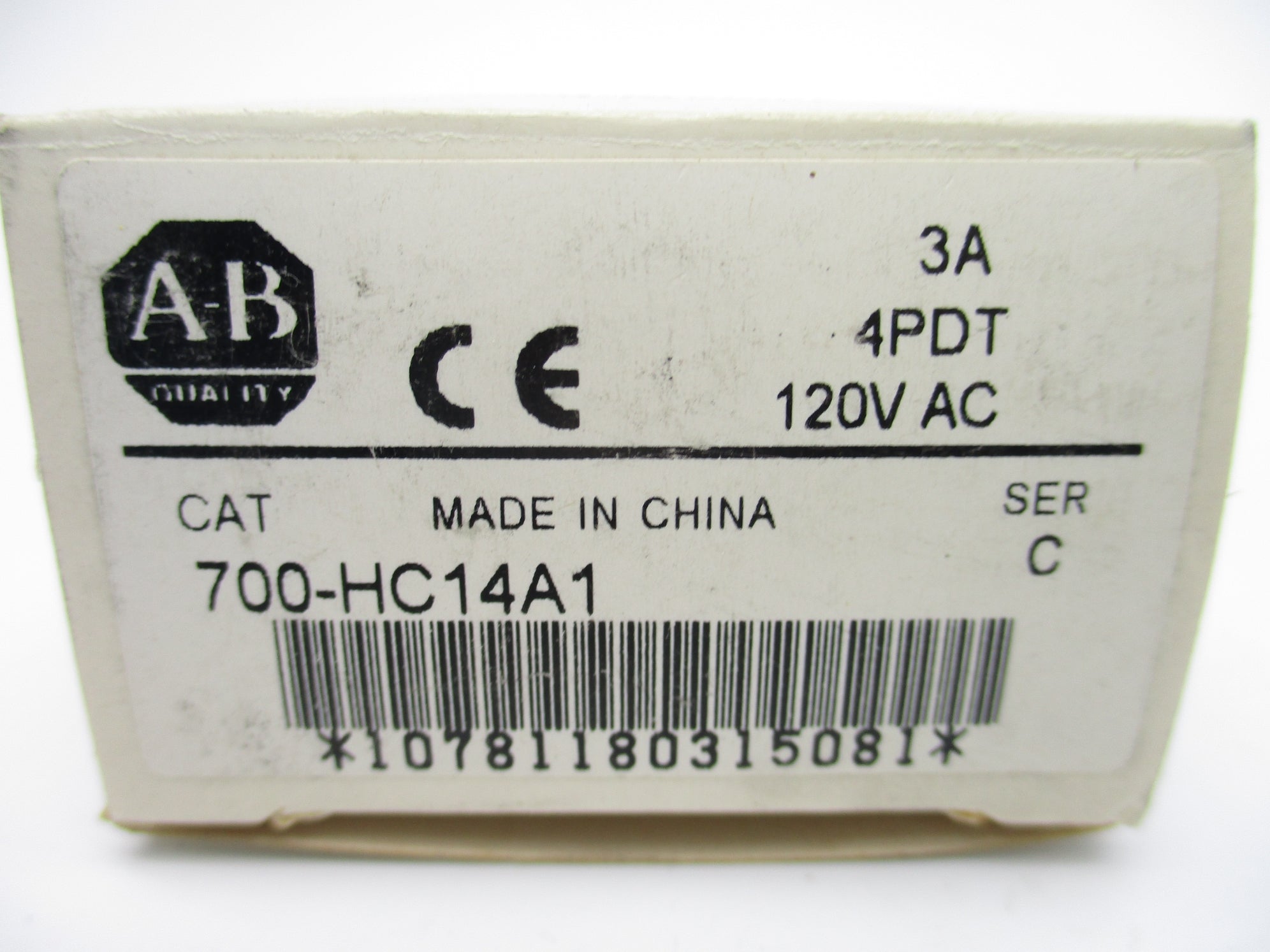 ALLEN BRADLEY 700-HC14A1SER. C 3A 120V (WH) NSMP