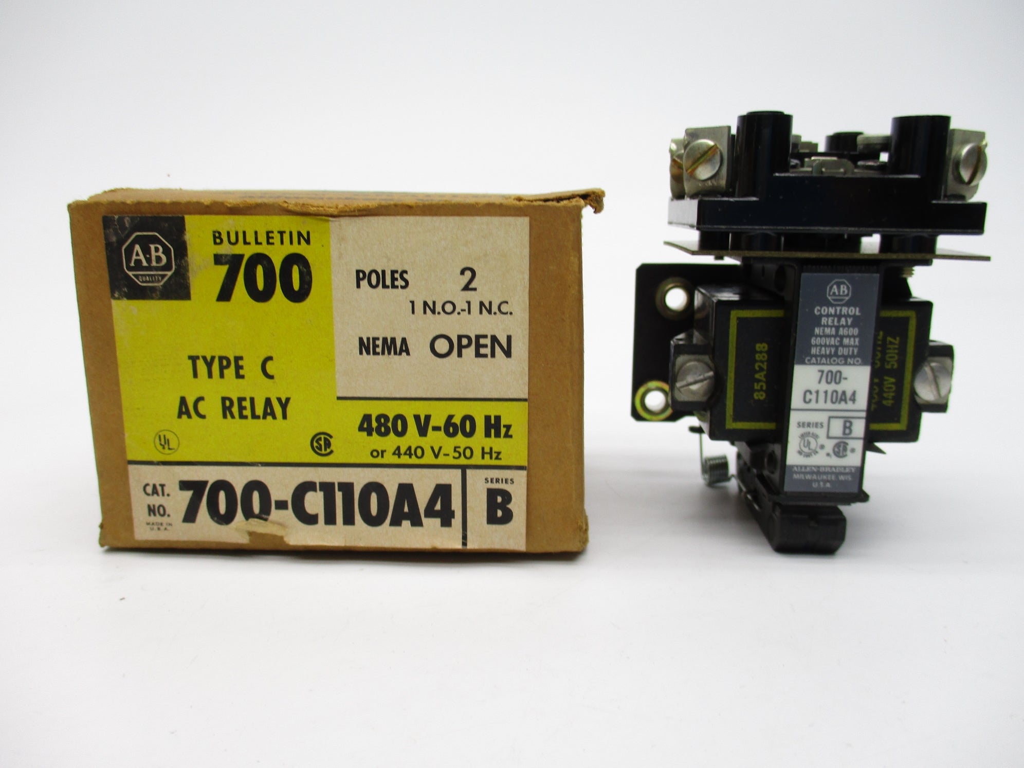 INDUSTRIAL SPARE PART 700-C110A4 SER. B 480/440V (BR/YL) NSMP