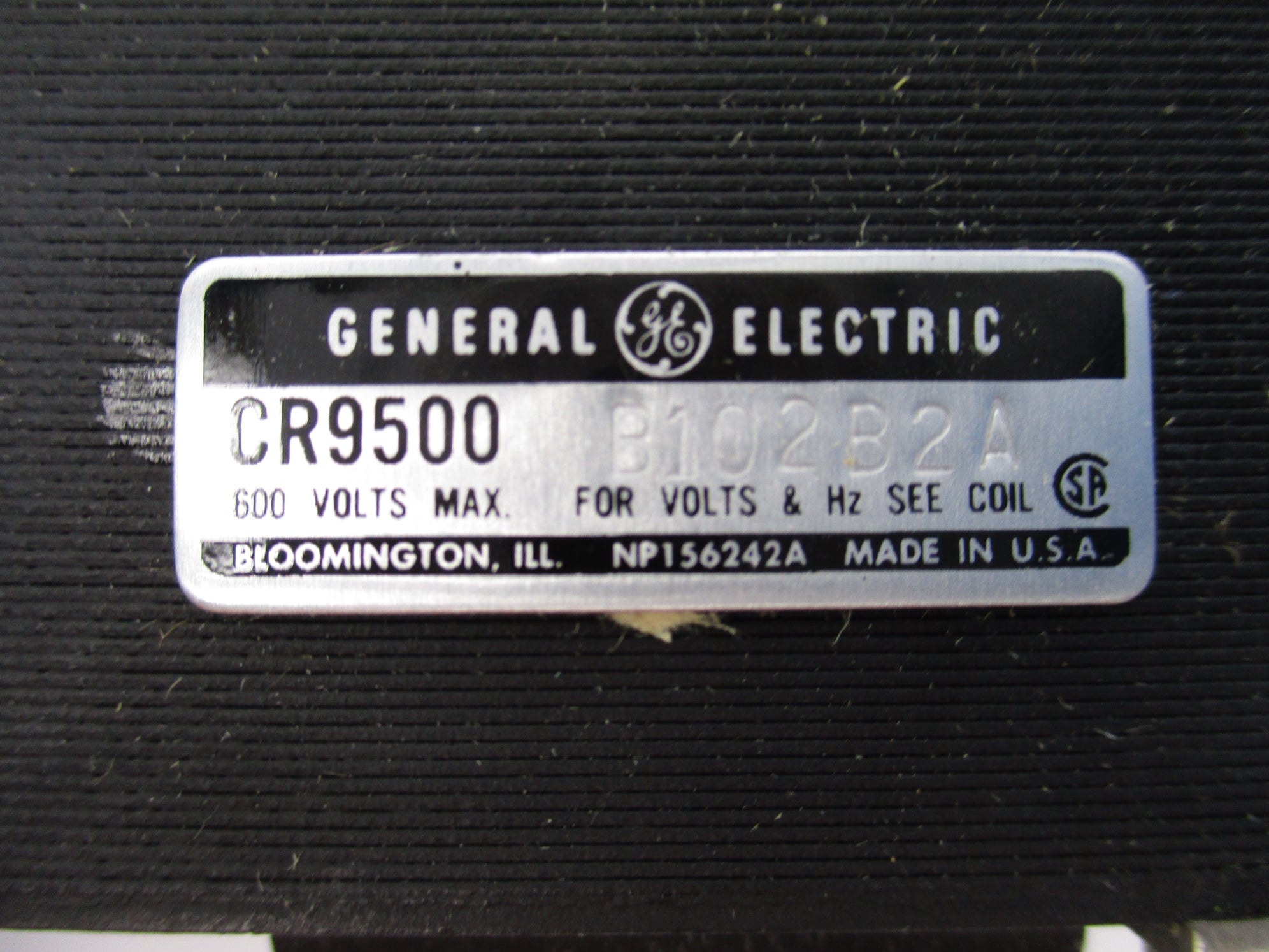 GENERAL ELECTRIC CR9500B102B2A 115V NSMP