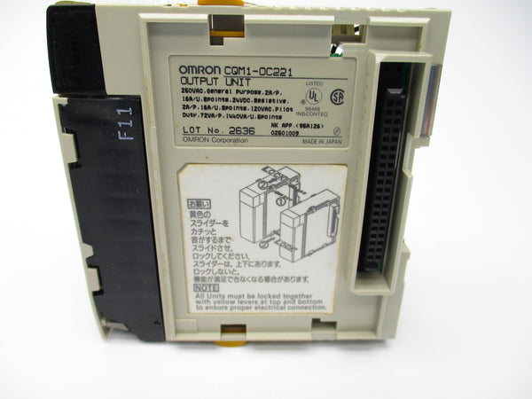 OMRON CQM1-OC221 250VAC 16A NSMP