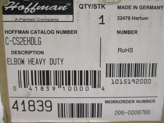 HOFFMAN C-CS2EHDLG NSMP