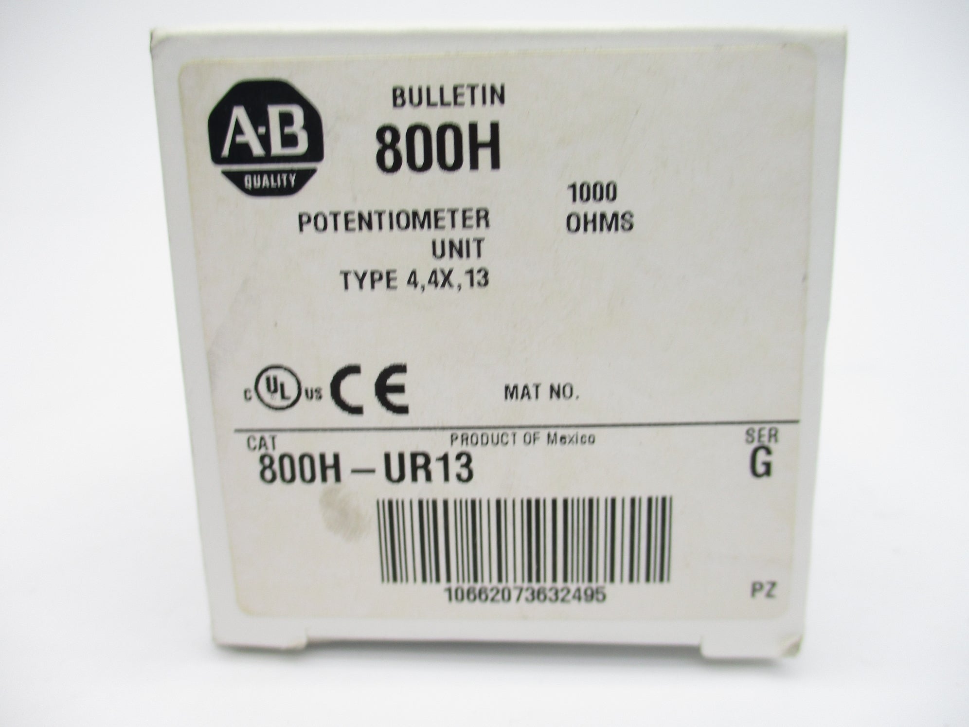 INDUSTRIAL SPARE PART 800H-UR13 SER. G 300VAC/DC (WH) NSMP