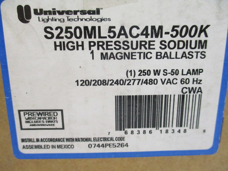 UNIVERSAL LIGHTING TECHNOLOGIES S250ML5AC4M-500K NSMP