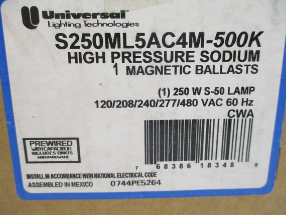 UNIVERSAL LIGHTING TECHNOLOGIES S250ML5AC4M-500K NSMP