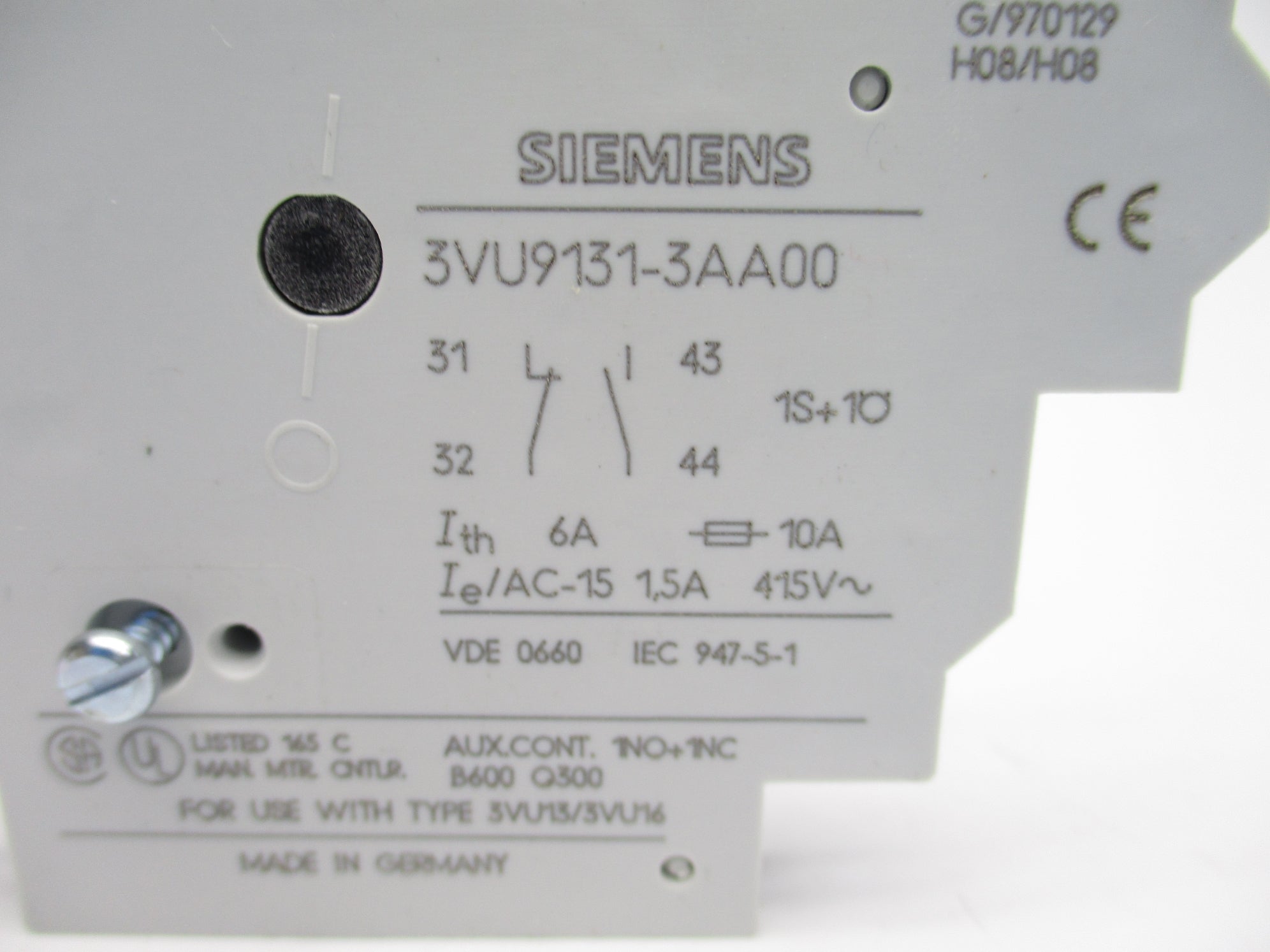 SIEMENS 3VU9131-3AA00 UNMP
