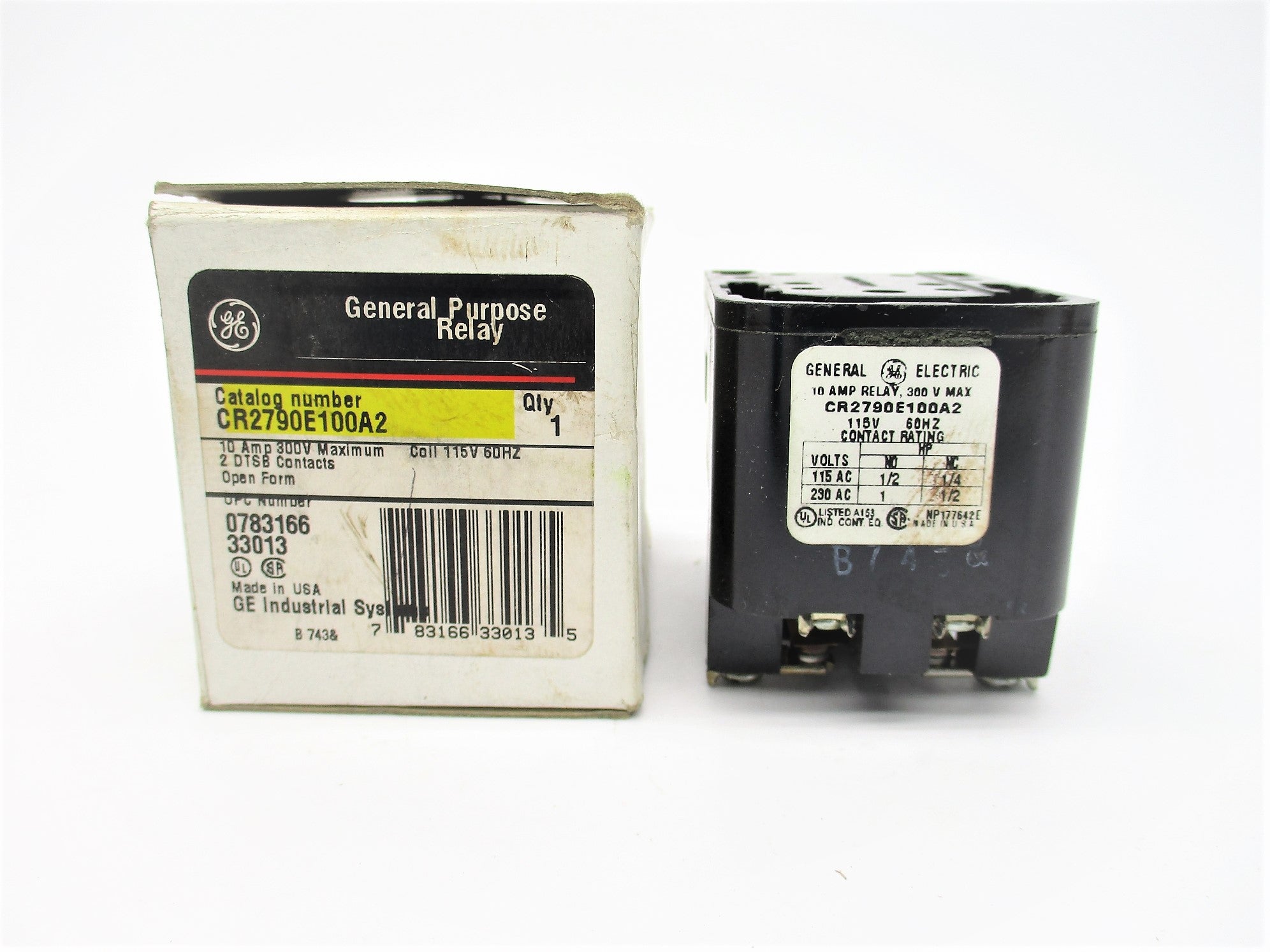 GENERAL ELECTRIC CR2790E100A2 115V 10A NSMP