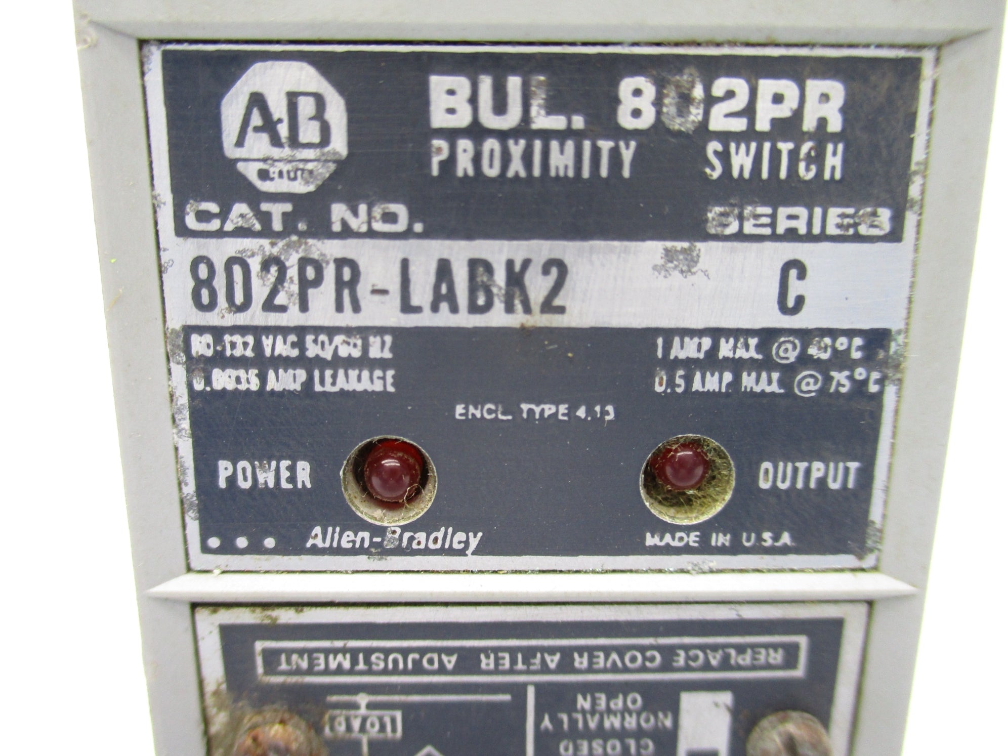 INDUSTRIAL SPARE PART 802PR-LABK2 SER. C UNMP
