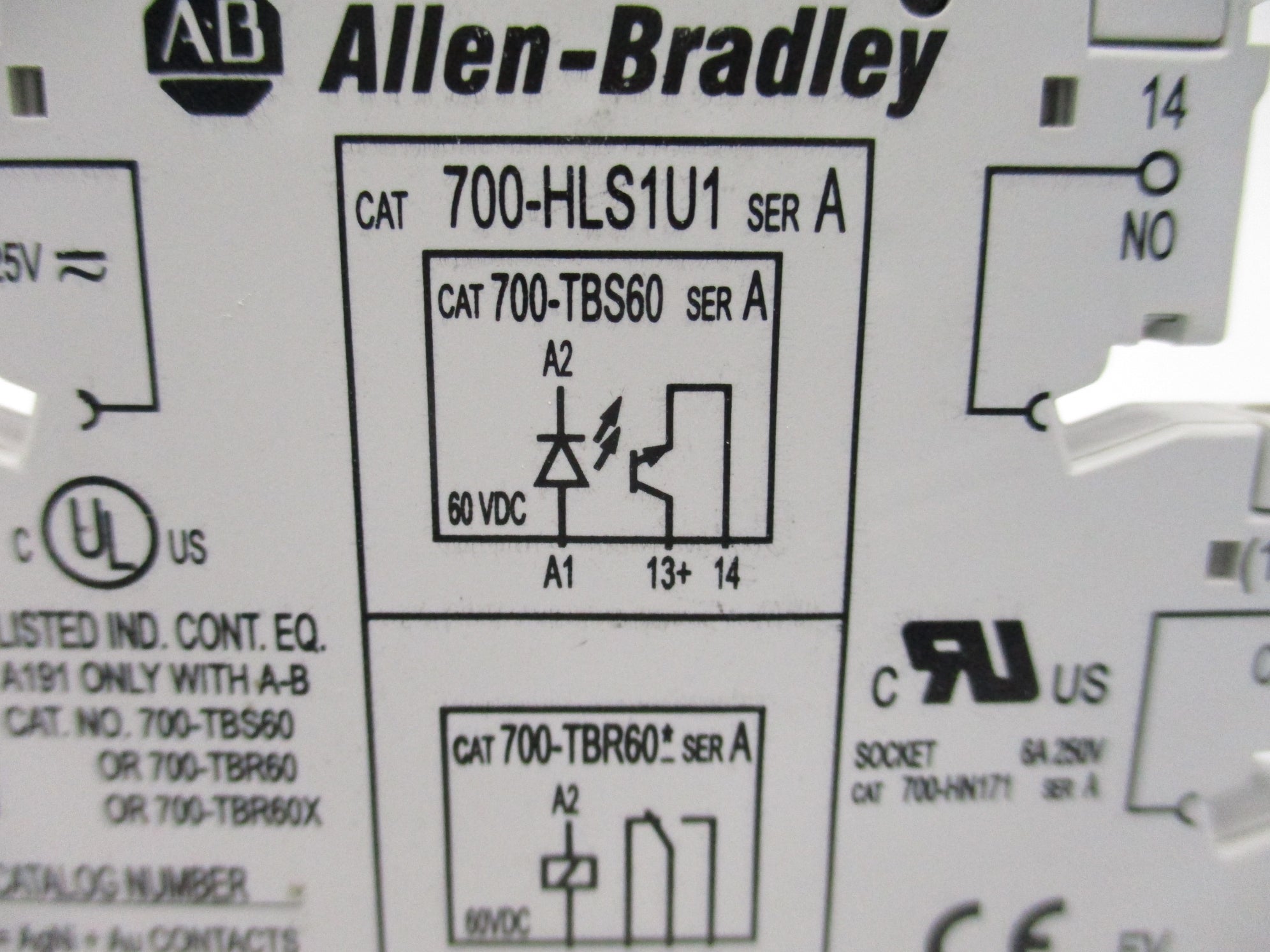 ALLEN BRADLEY 700-HLS1U1 SER. A 60V 2A NSNP