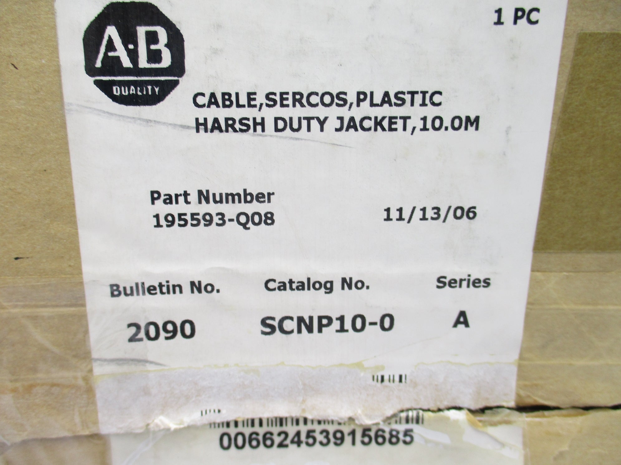 INDUSTRIAL SPARE PART 2090-SCNP10-0 SER. A (BR/WH) NSMP