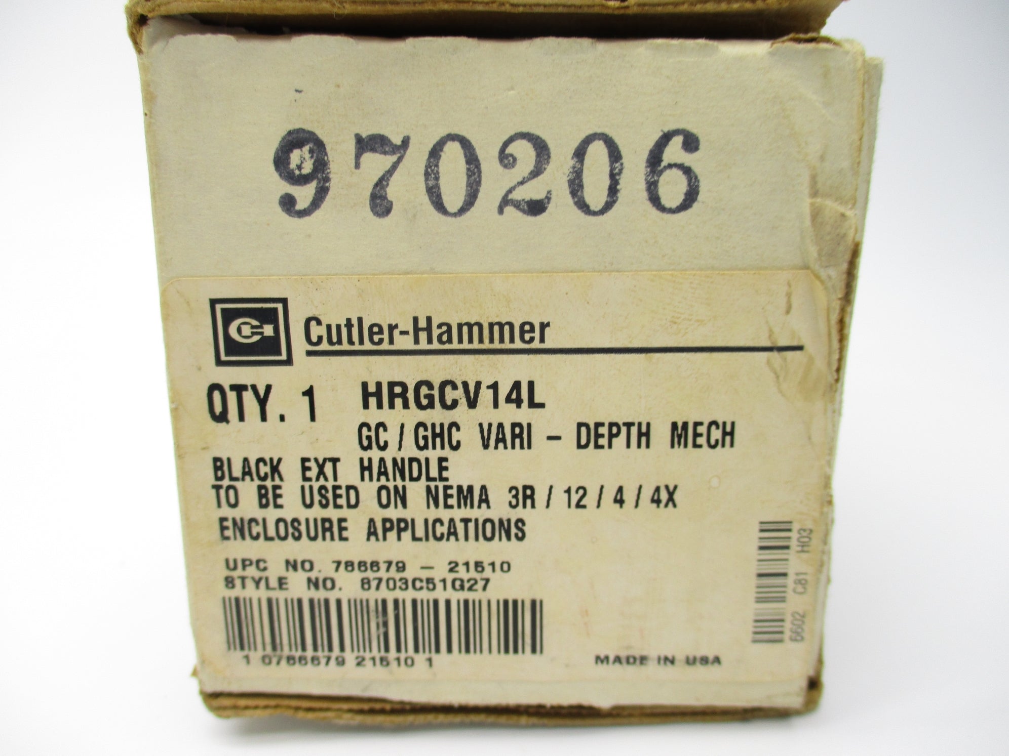 CUTLER HAMMER HRGCV14L NSMP
