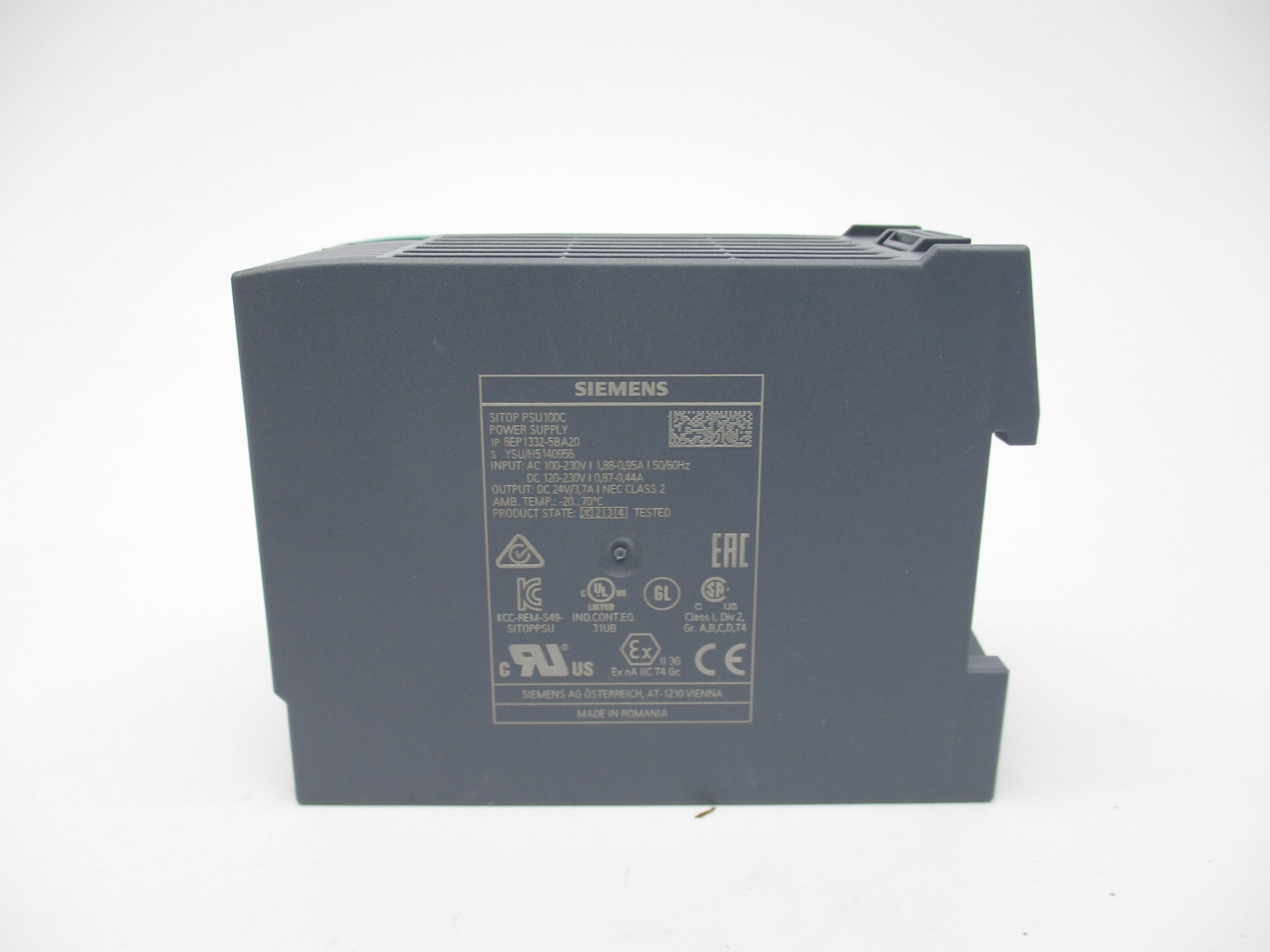 SIEMENS 6EP1332-5BA20 24VDC 3.7A NSNP