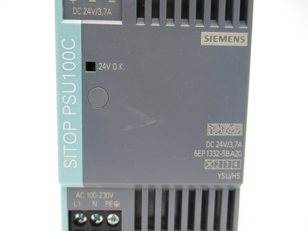 SIEMENS 6EP1332-5BA20 24VDC 3.7A NSNP