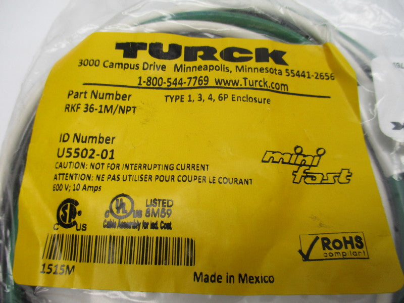 TURCK RKF 36-1M/NPT NSMP