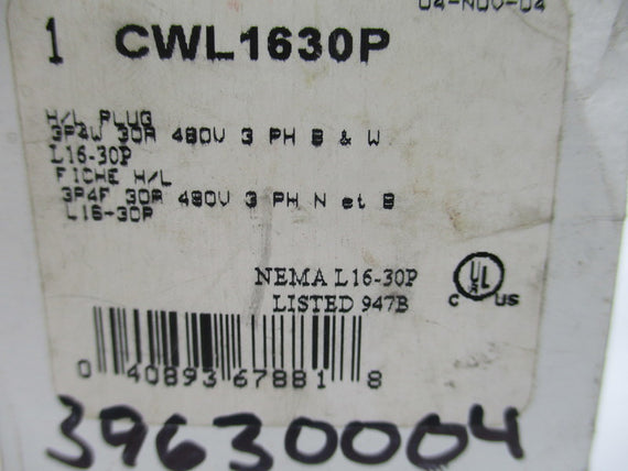 COOPER CWL1630P NSMP