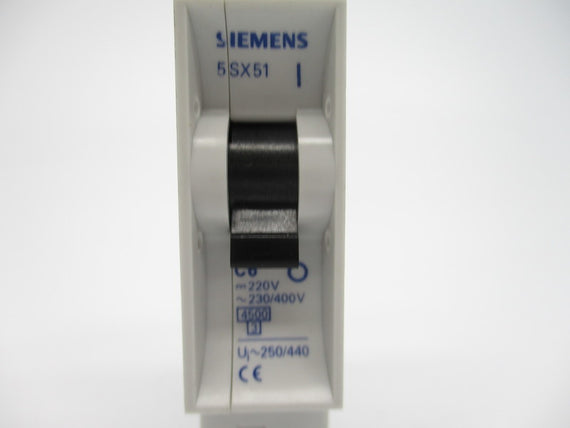 SIEMENS 5SX51-C6 6A 220V 230/400V NSNP