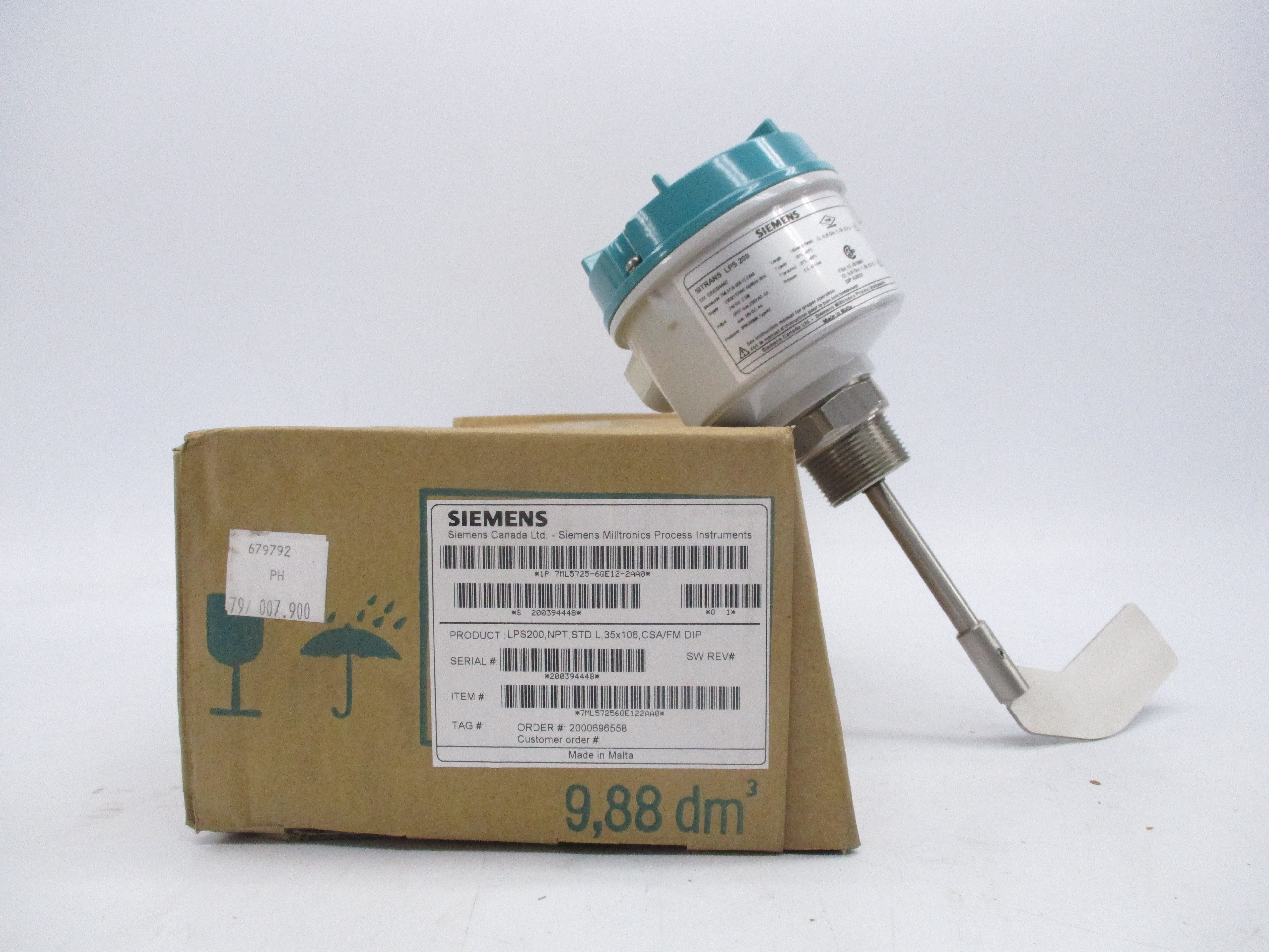SIEMENS 7ML5725-6QE12-2AA0 NSMP