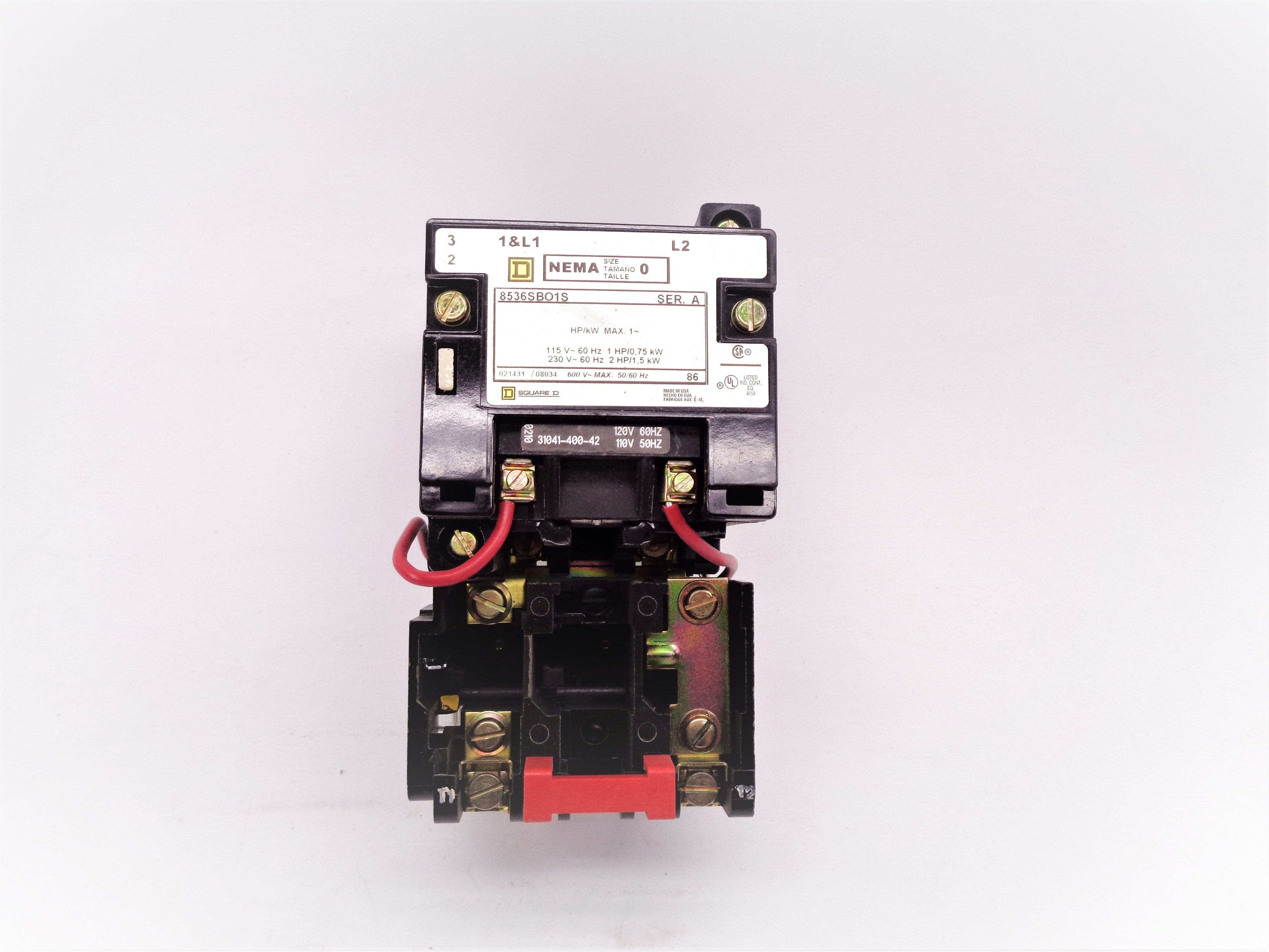 SQUARE D 8536SBO1S SER. A 120V  NSNP
