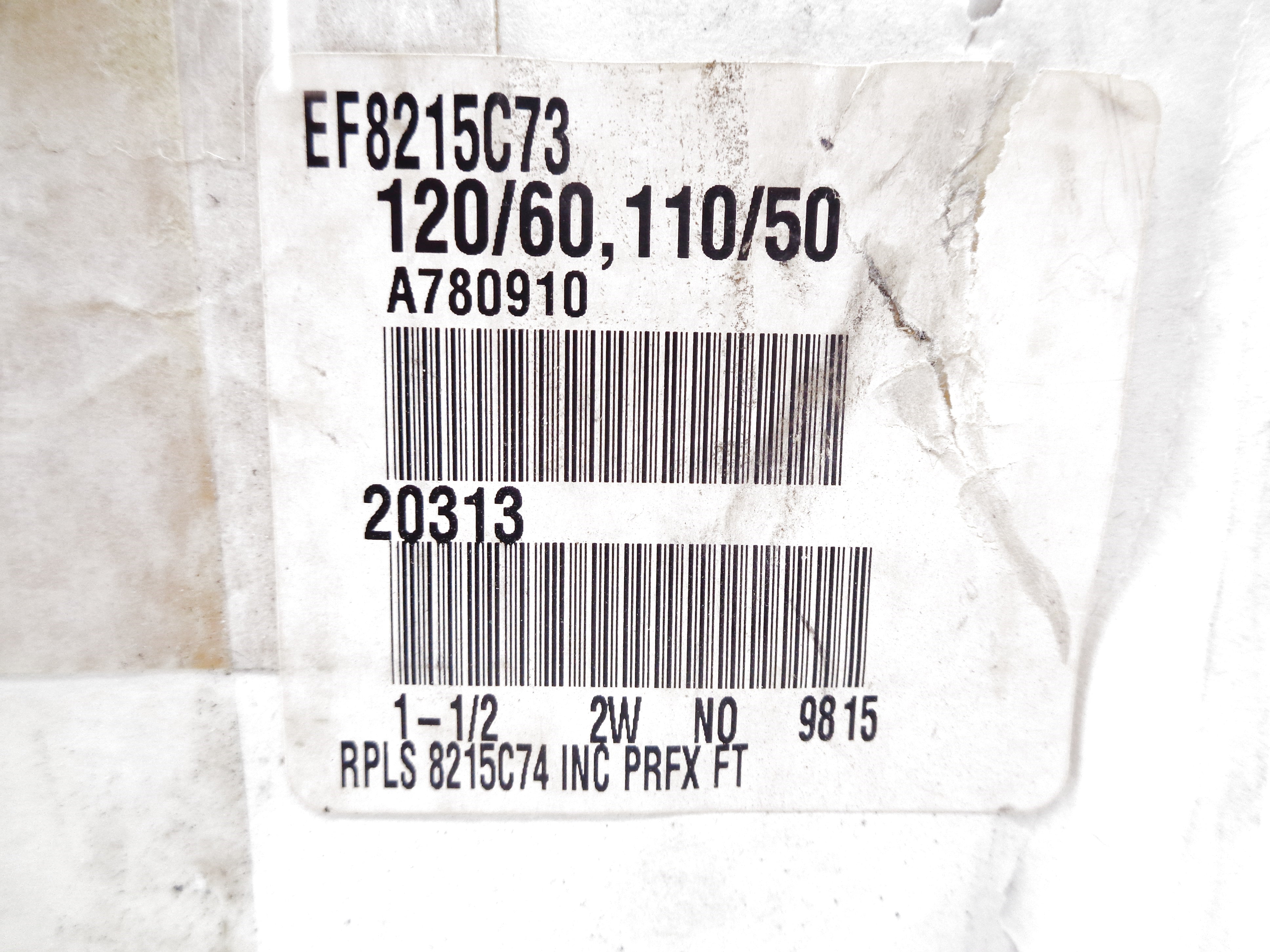 ASCO EF8215C73 110/120V NSMP