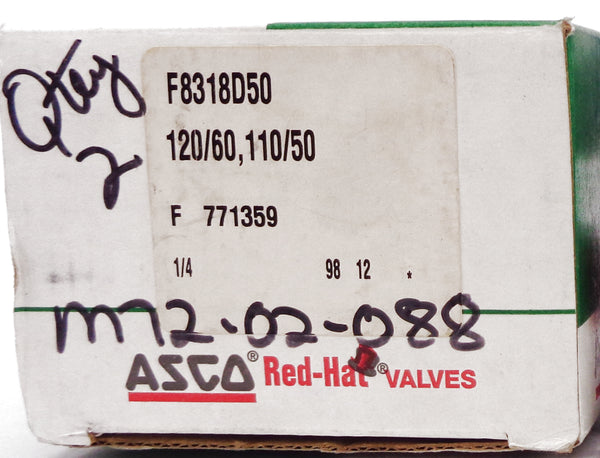 ASCO F8318D50 110/120V NSMP
