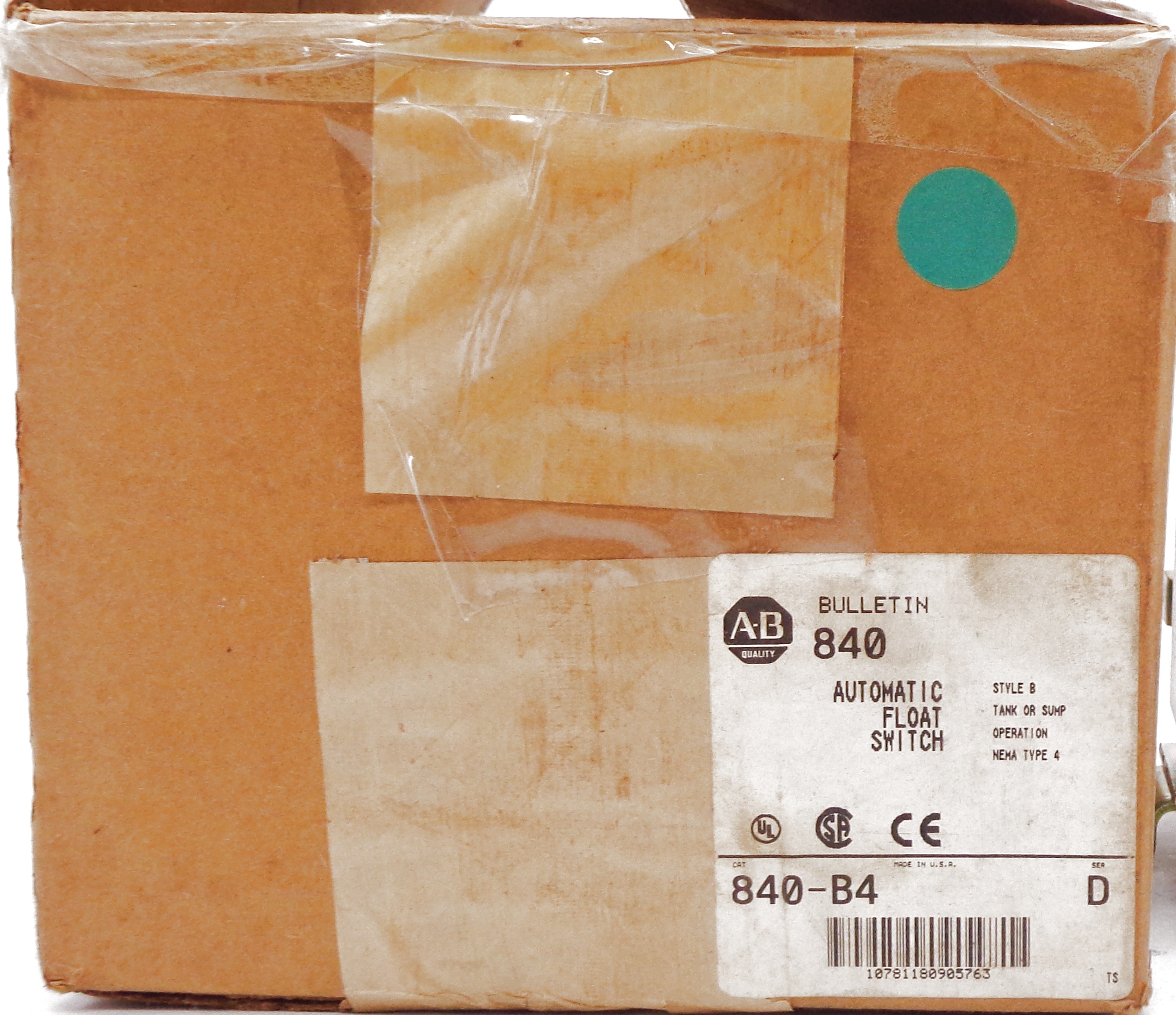 ALLEN BRADLEY 840-B4 SER. D (BR/WH) NSMP
