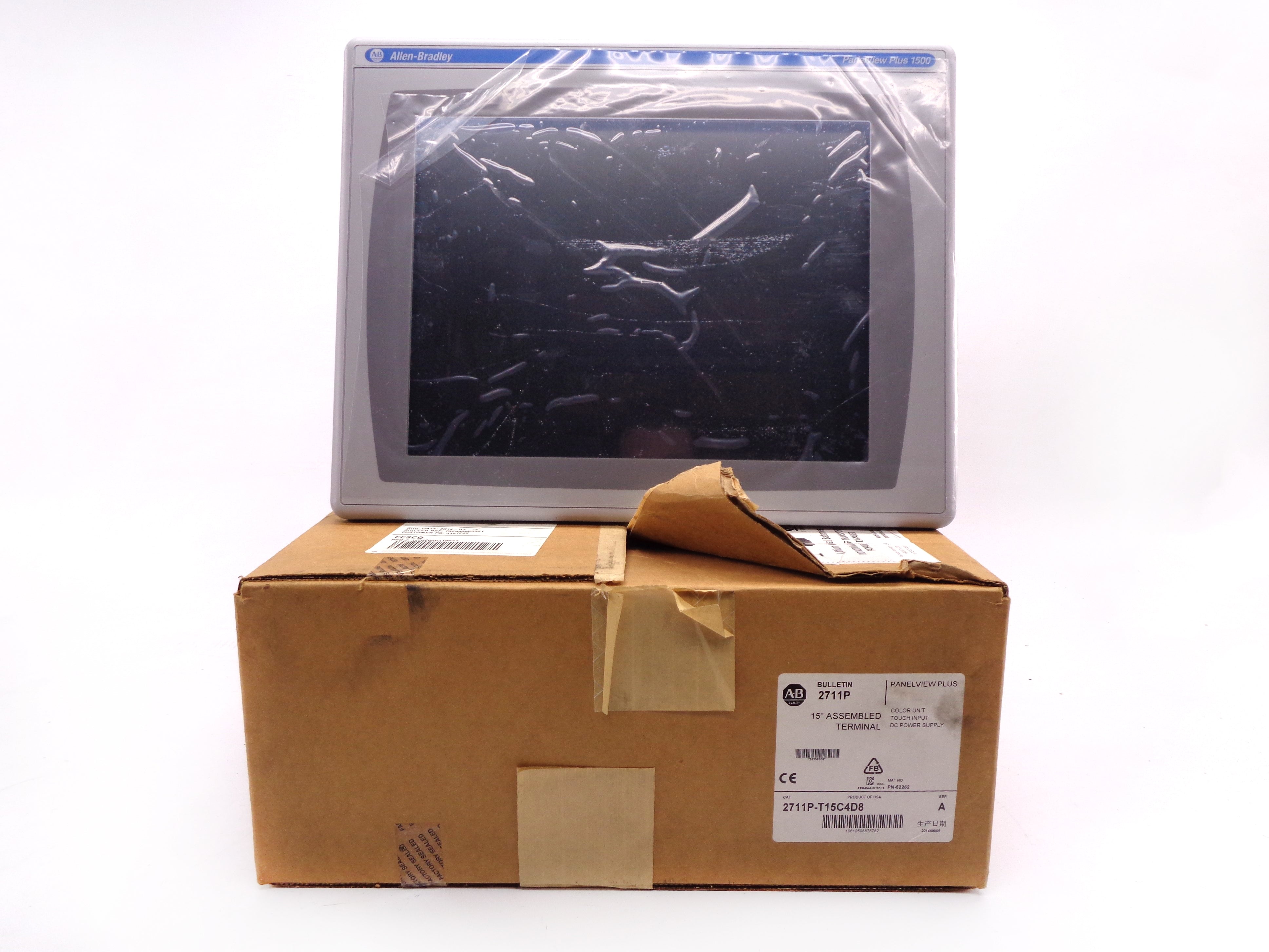 ALLEN BRADLEY 2711P-T15C4D8 SER. A (BR/WH) NSMP