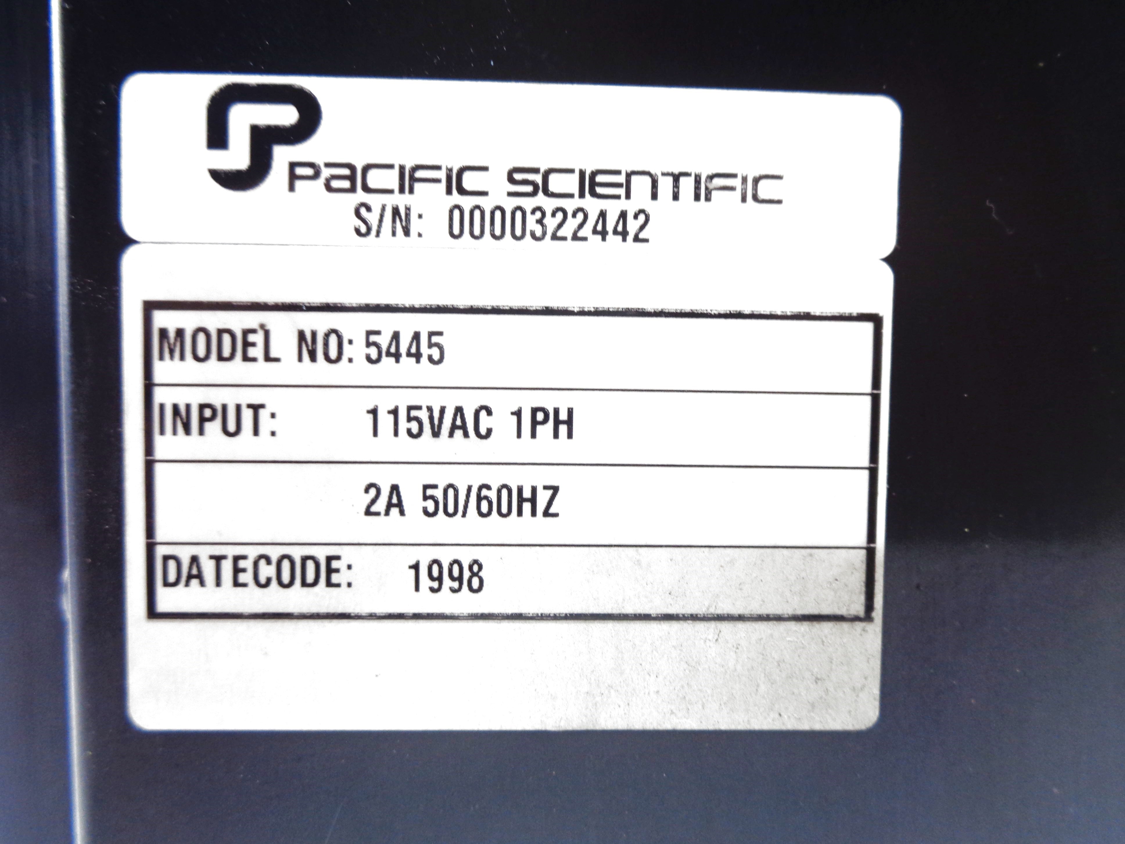 PACIFIC SCIENTIFIC 5445 NSNP