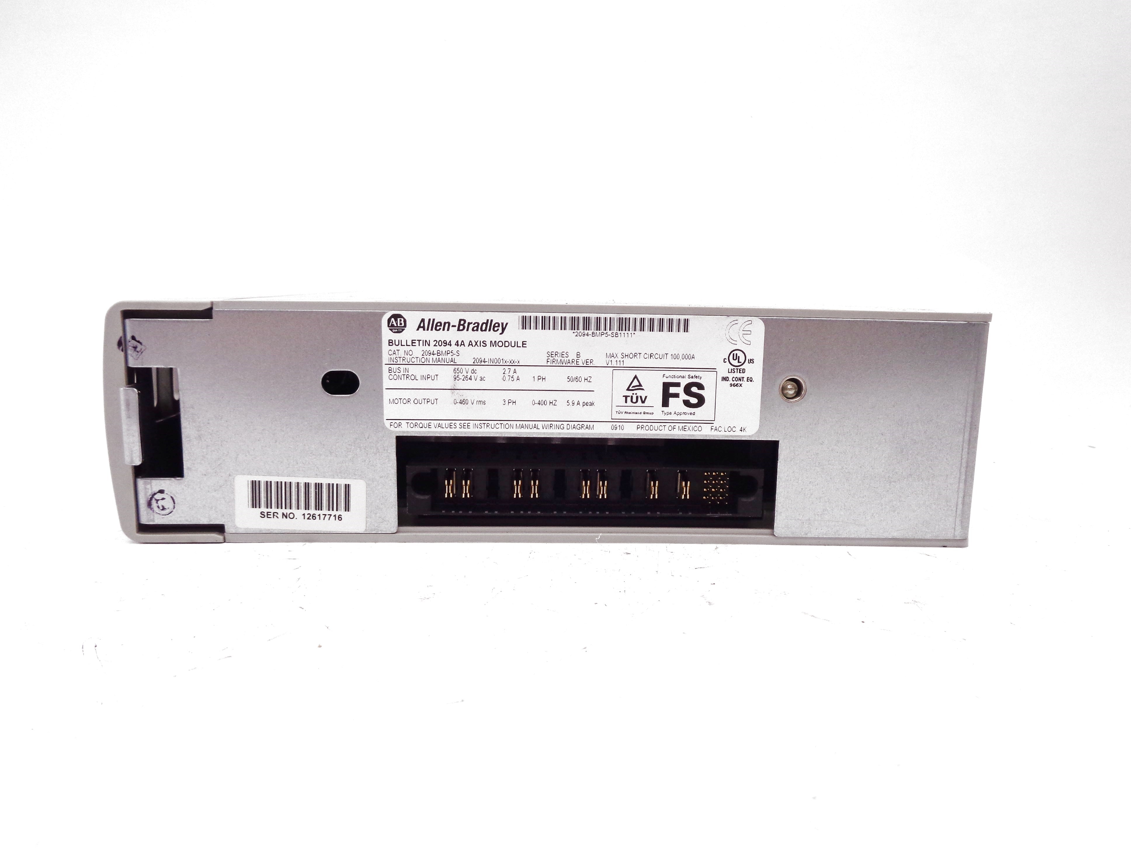 ALLEN BRADLEY 2094-BMP5-S SER. B F/W 1.111 NSMP
