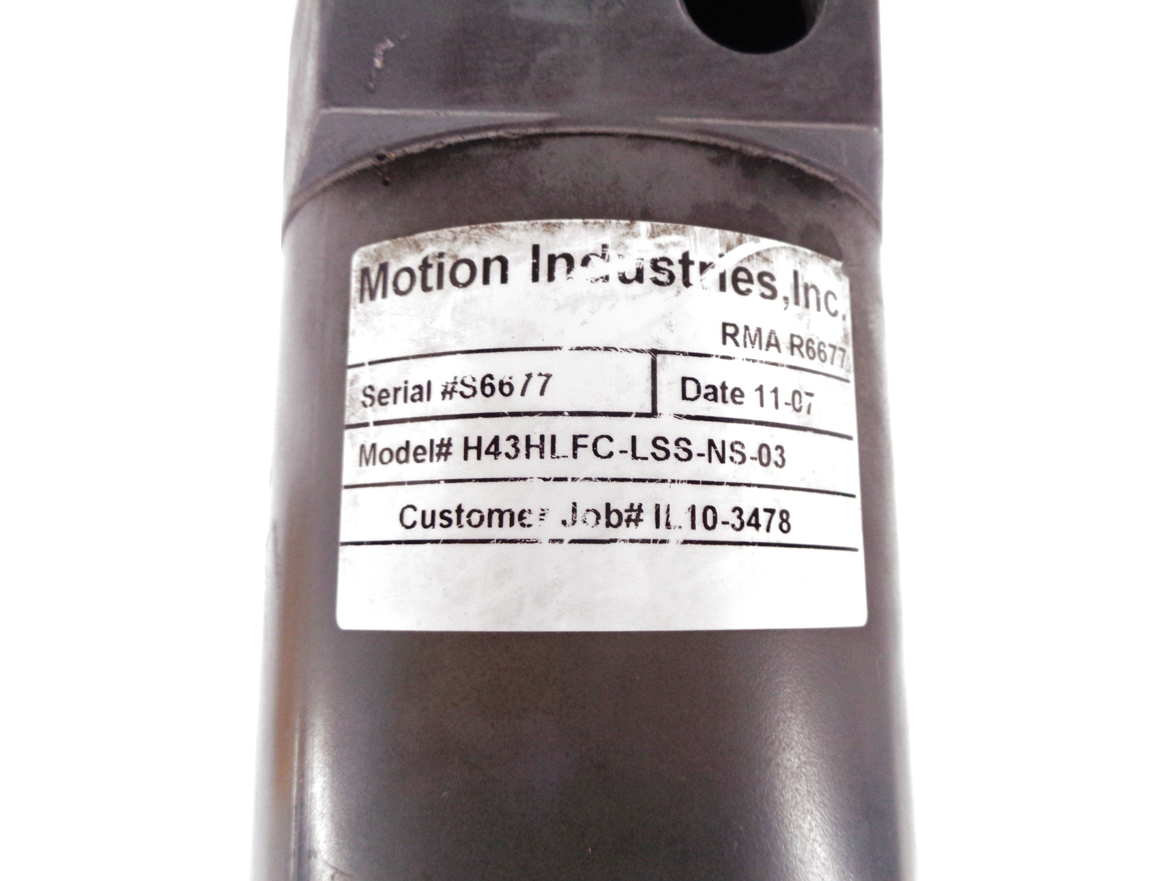 MOTION INDUSTRIES H43HLFC-LSS-NS-03 UNMP