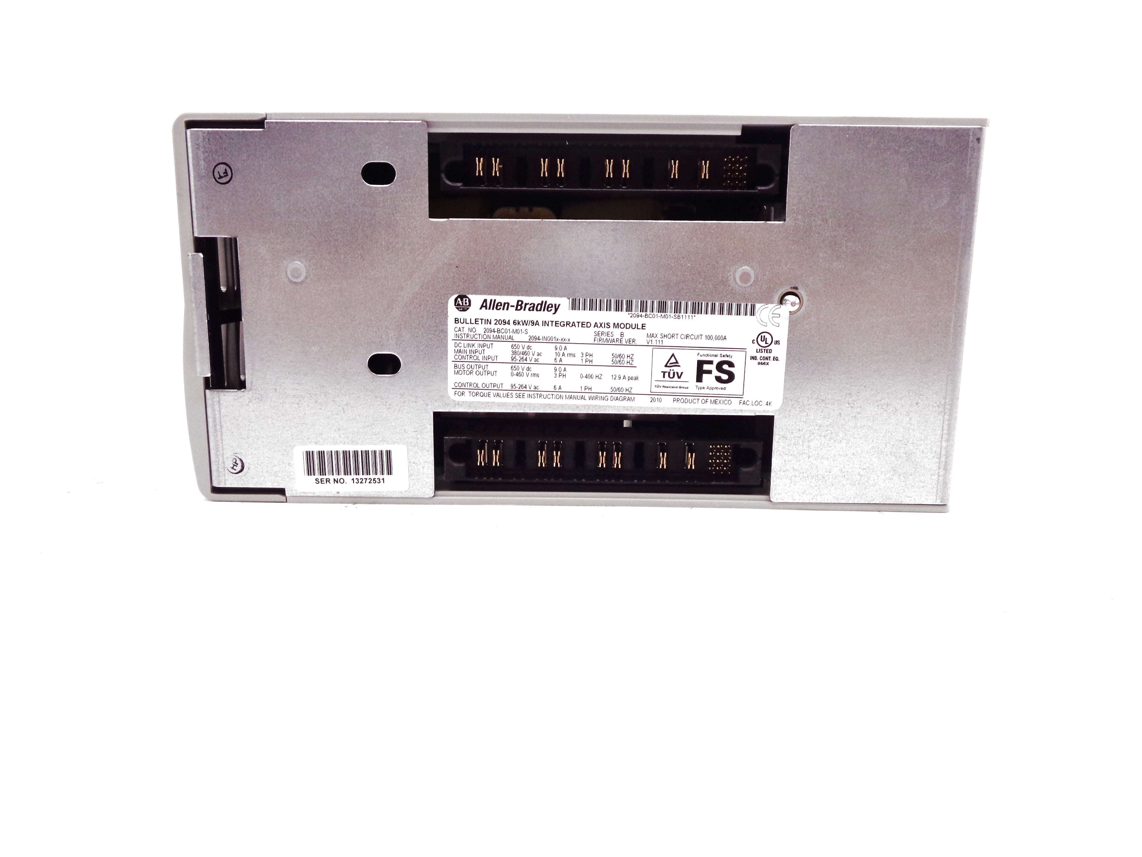 ALLEN BRADLEY 2094-BC01-M01-S SER. B F/W V1.111 NSMP