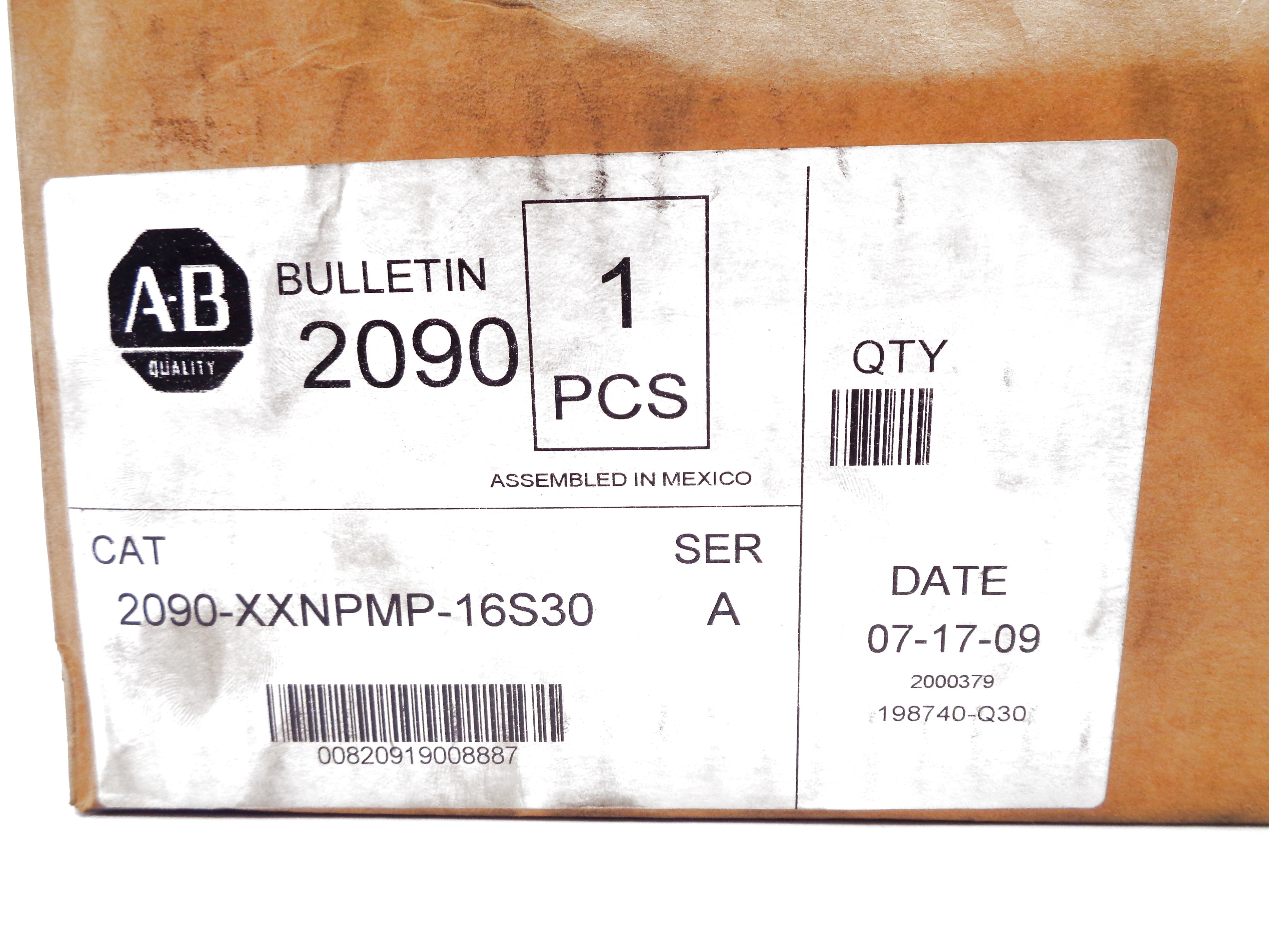 INDUSTRIAL SPARE PART 2090-XXNPMP-16S30 SER. A NSMP
