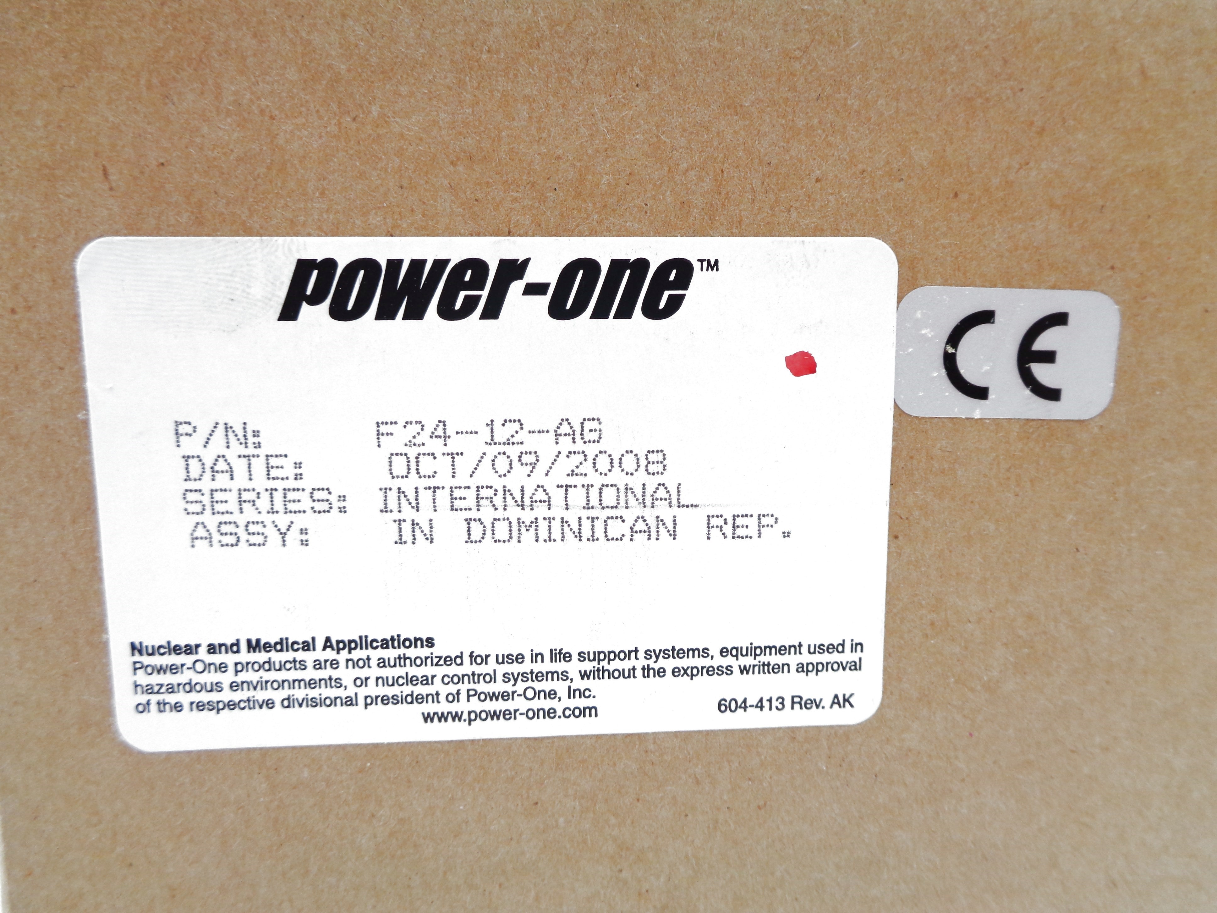 POWER ONE F24-12-AG NSMP