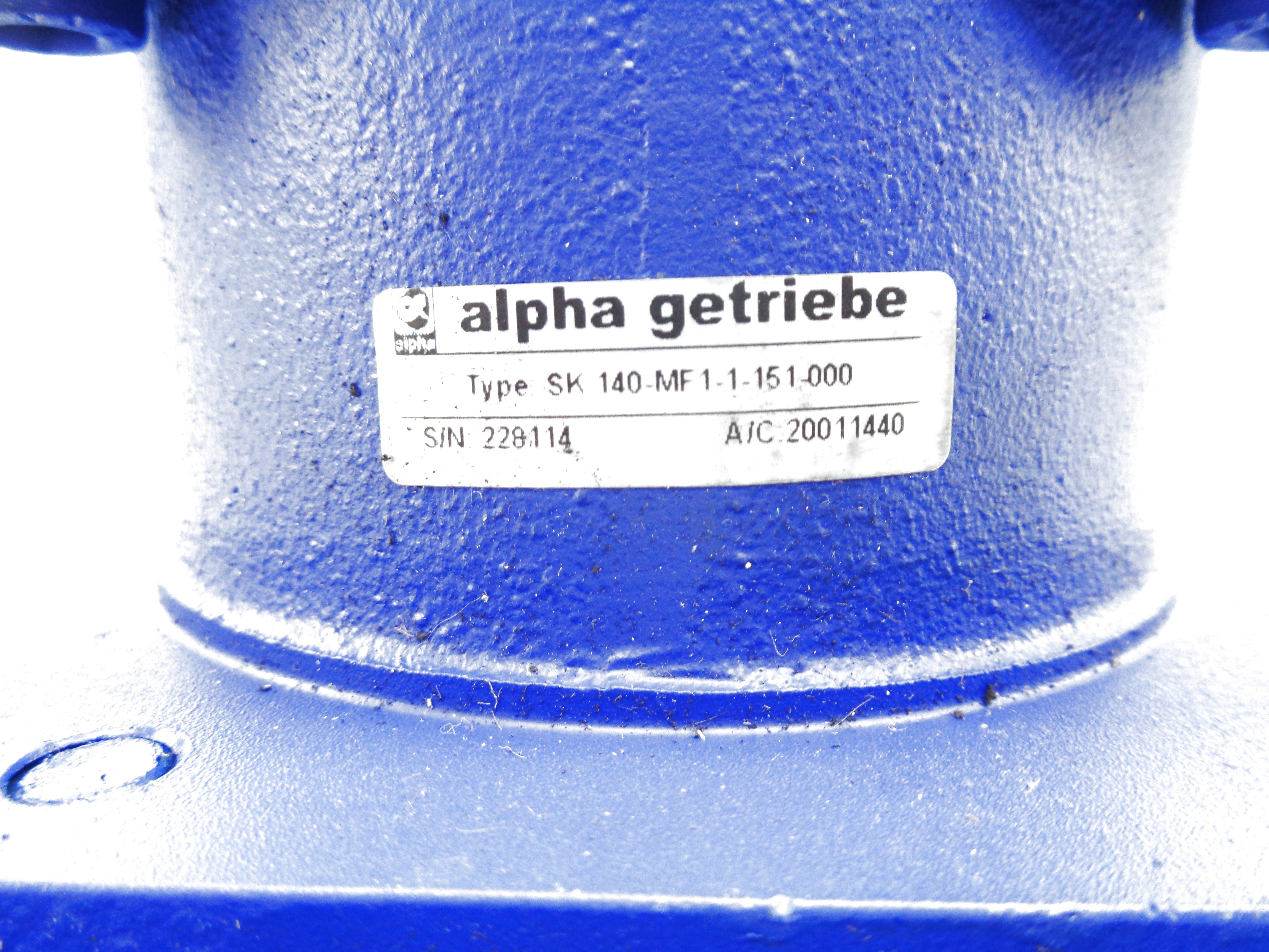 ALPHA GETRIEBE SK140-MF1-1-151-000 NSNP