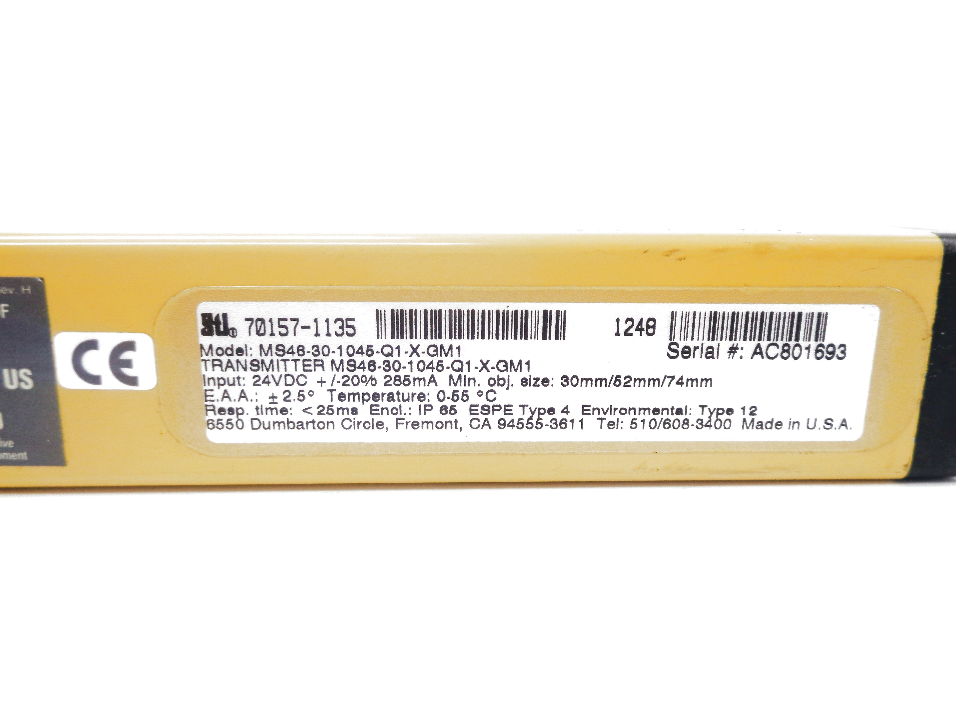 OMRON MS46-30-1045-Q1-X-GM1 NSNP