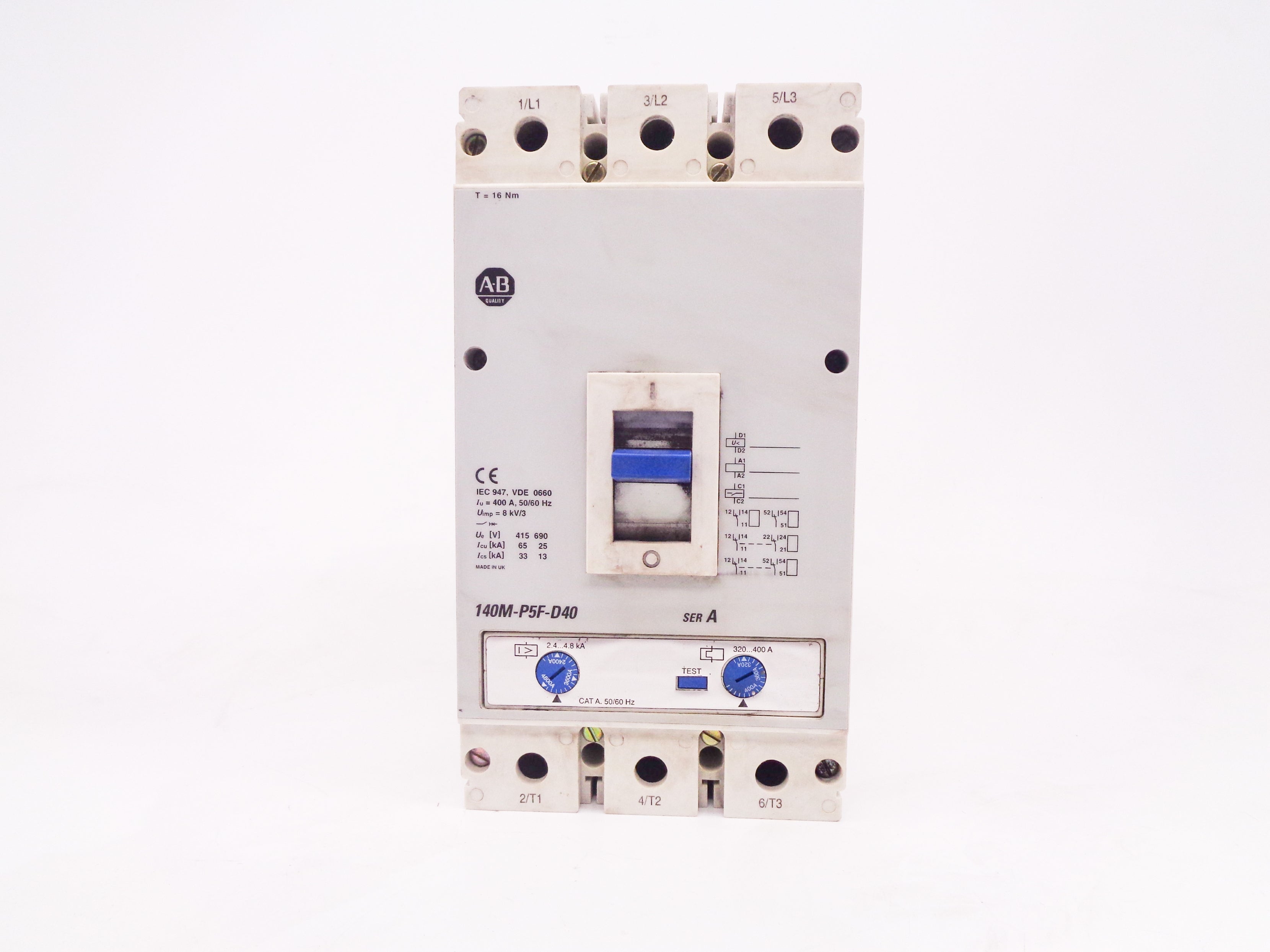 ALLEN BRADLEY 140M-P5F-D40 SER. A 400A NSNP